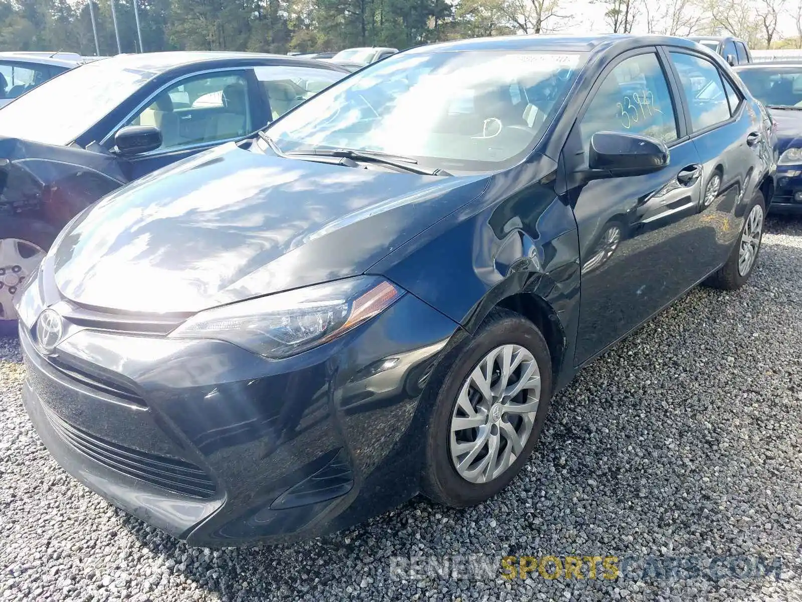 2 Photograph of a damaged car 2T1BURHEXKC180565 TOYOTA COROLLA 2019