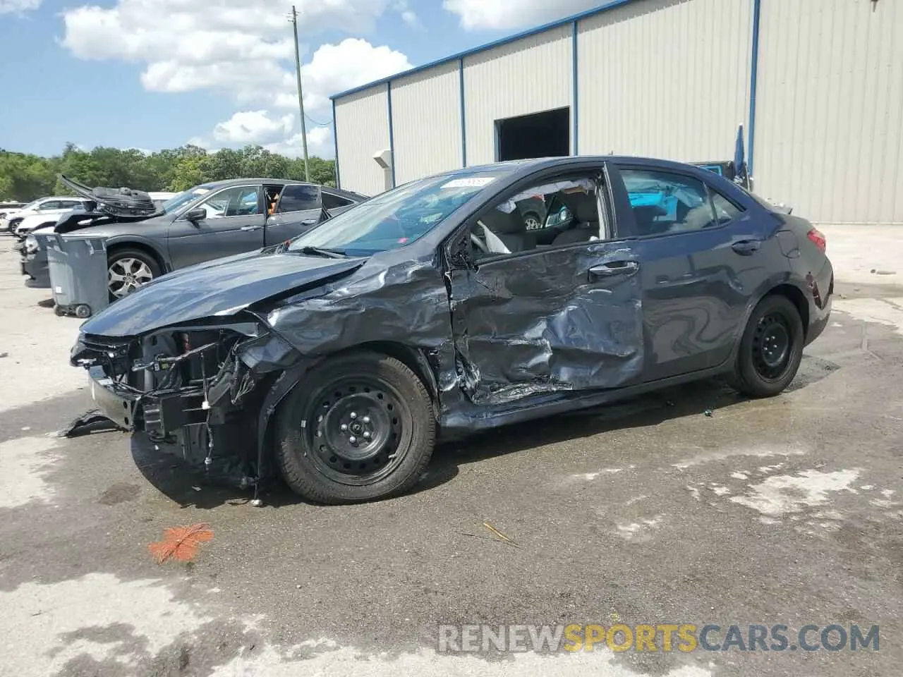 1 Photograph of a damaged car 2T1BURHEXKC182865 TOYOTA COROLLA 2019