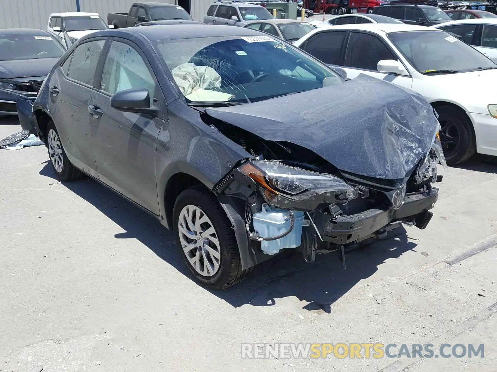 1 Photograph of a damaged car 2T1BURHEXKC185099 TOYOTA COROLLA 2019