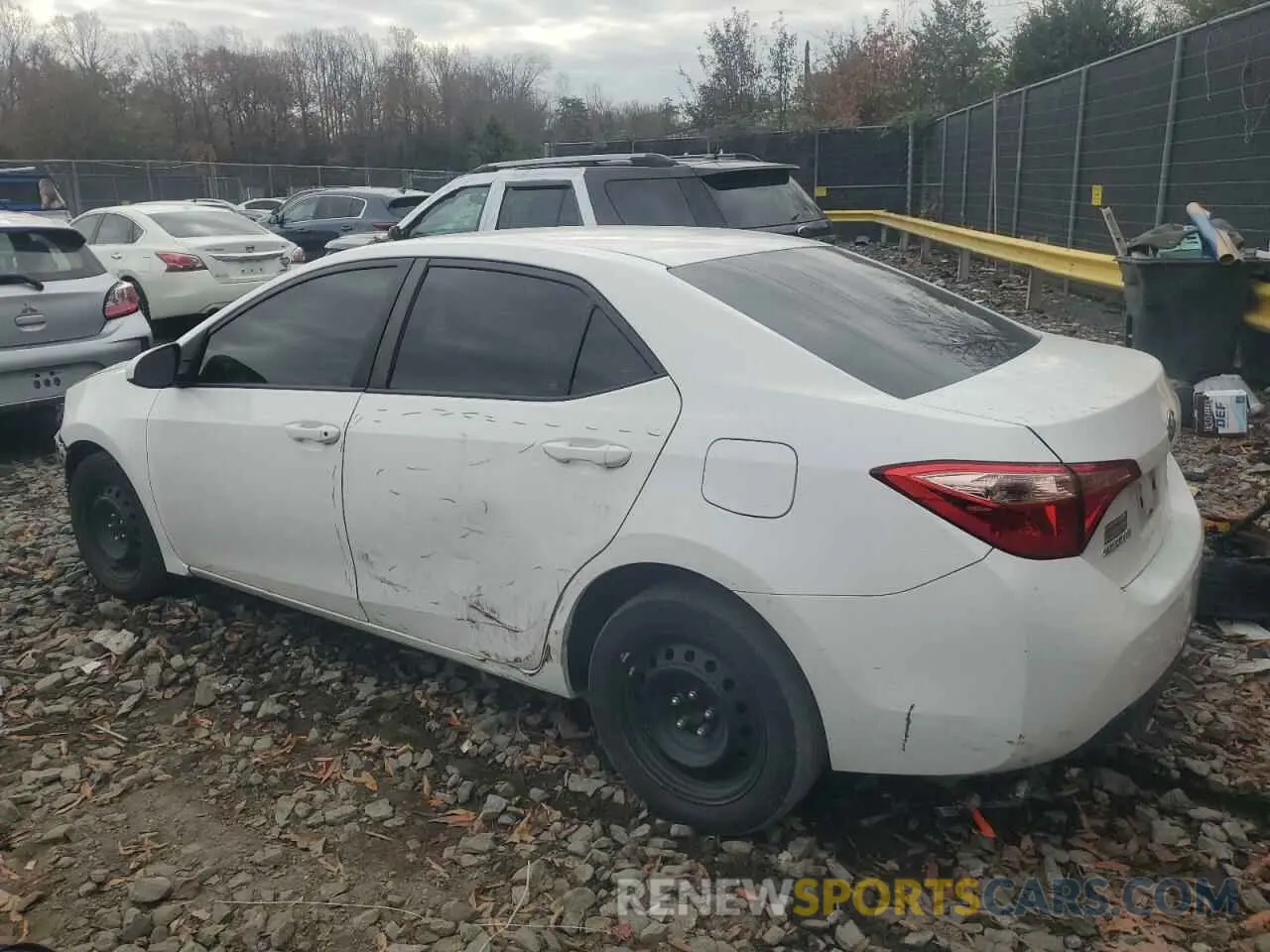 2 Photograph of a damaged car 2T1BURHEXKC186589 TOYOTA COROLLA 2019