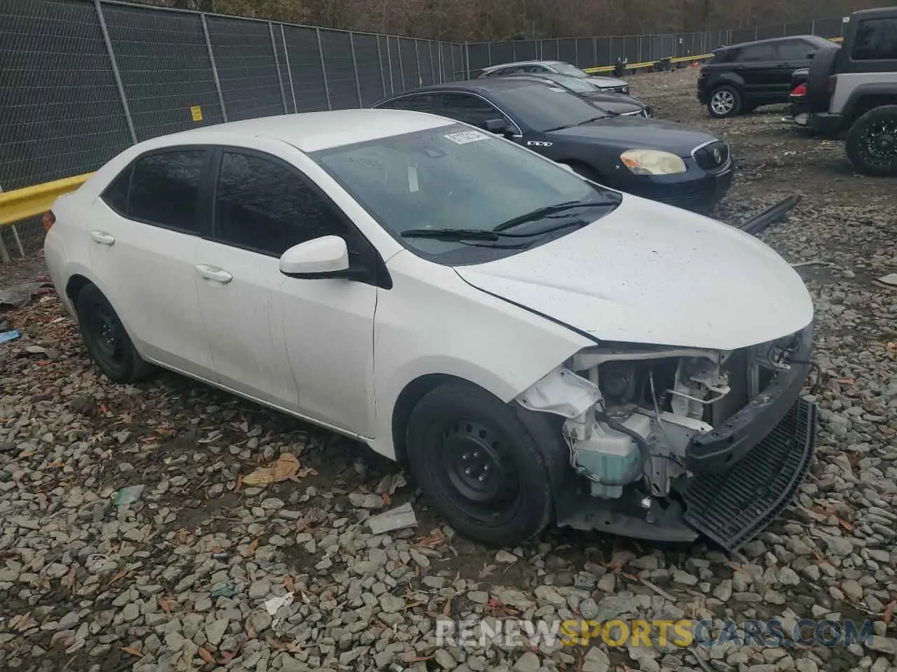 4 Photograph of a damaged car 2T1BURHEXKC186589 TOYOTA COROLLA 2019