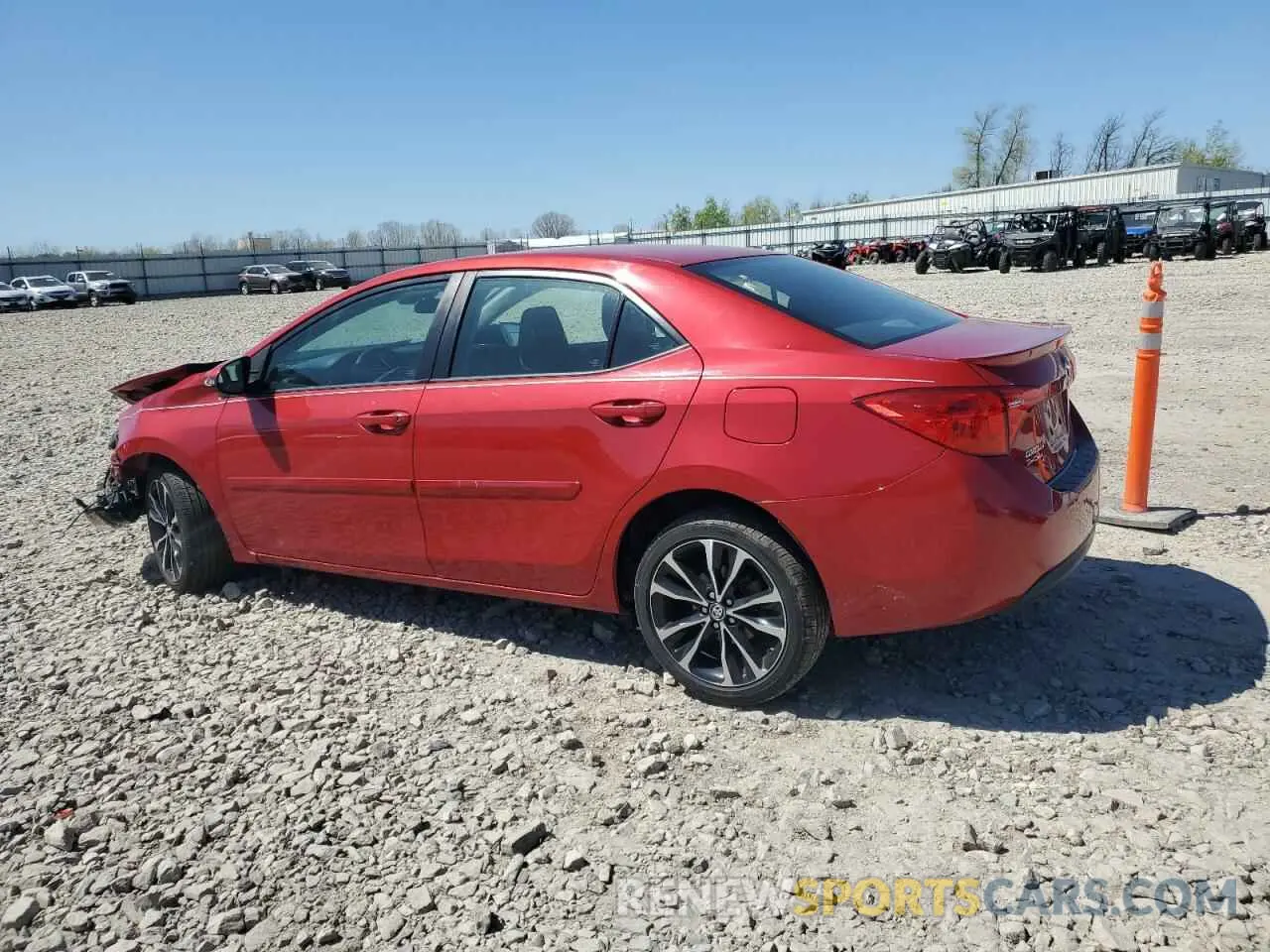 2 Photograph of a damaged car 2T1BURHEXKC191470 TOYOTA COROLLA 2019
