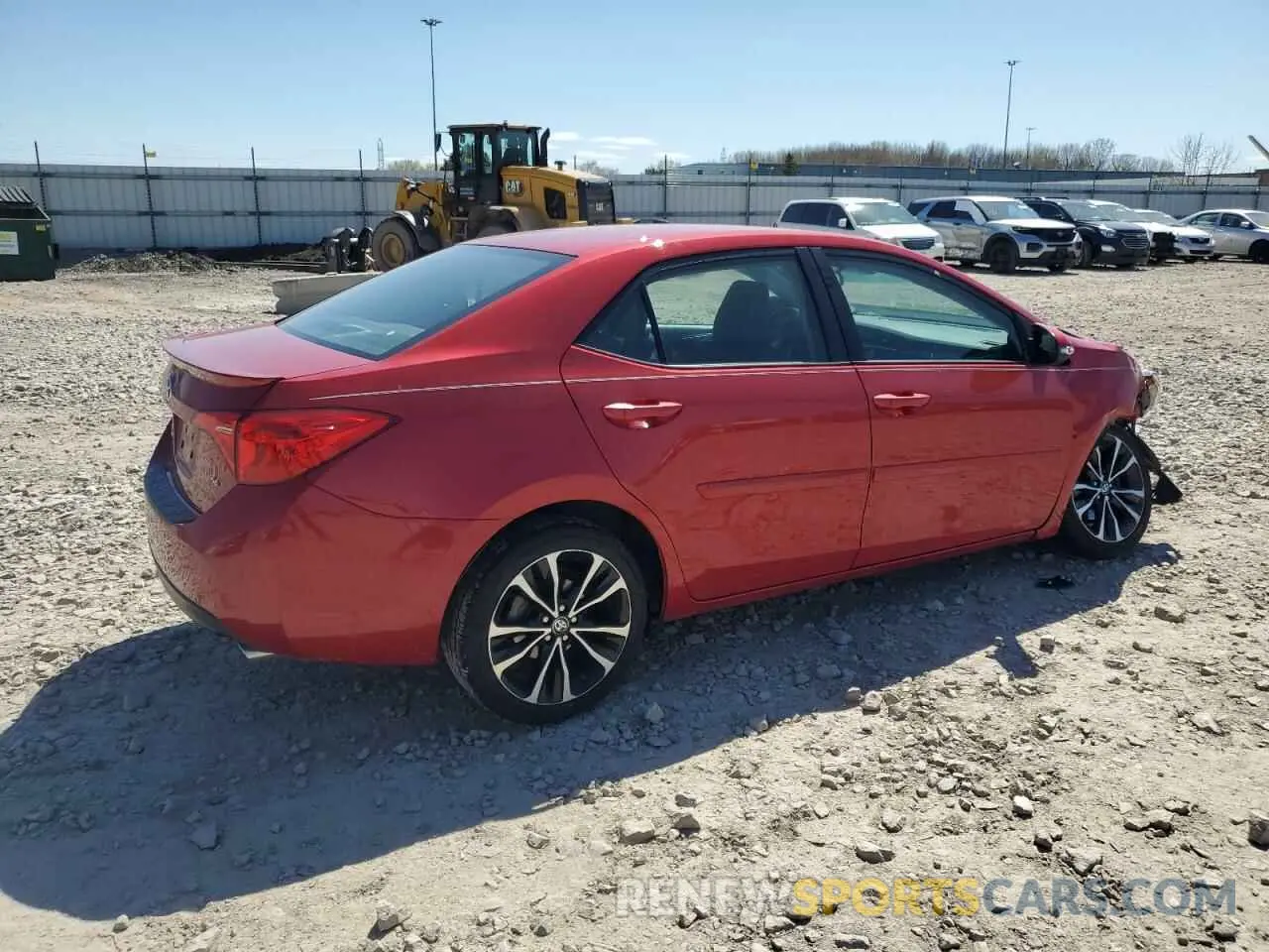 3 Photograph of a damaged car 2T1BURHEXKC191470 TOYOTA COROLLA 2019