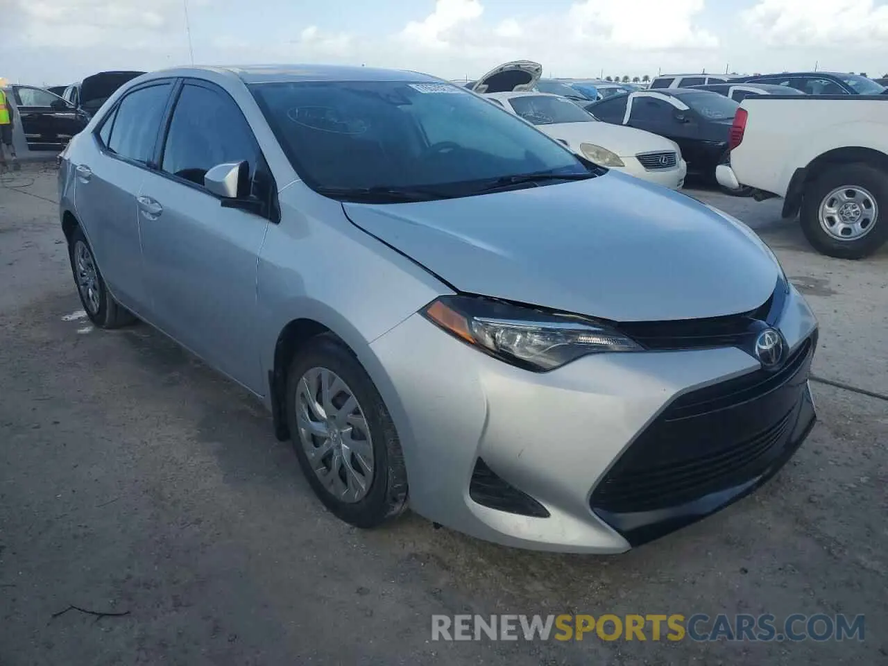 4 Photograph of a damaged car 2T1BURHEXKC191579 TOYOTA COROLLA 2019