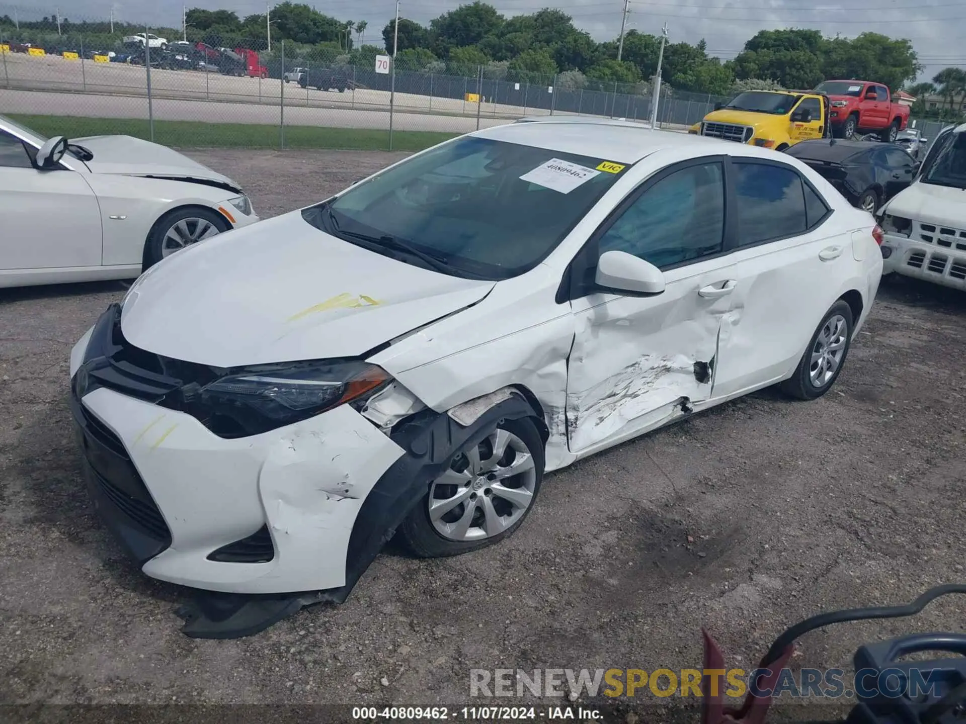 2 Photograph of a damaged car 2T1BURHEXKC192408 TOYOTA COROLLA 2019