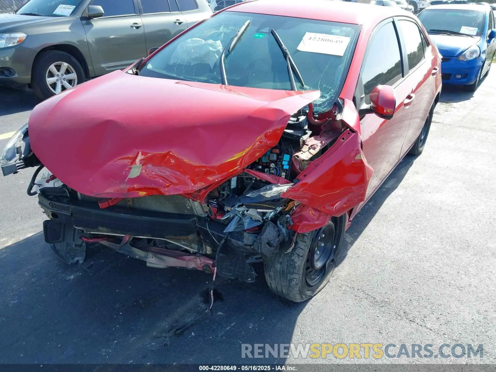 6 Photograph of a damaged car 2T1BURHEXKC192487 TOYOTA COROLLA 2019