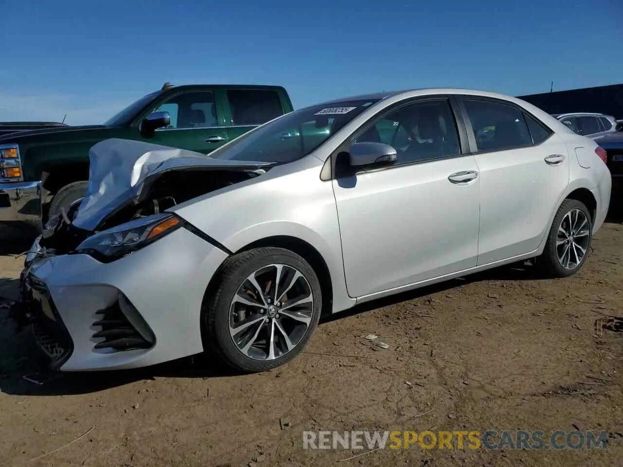 1 Photograph of a damaged car 2T1BURHEXKC192912 TOYOTA COROLLA 2019