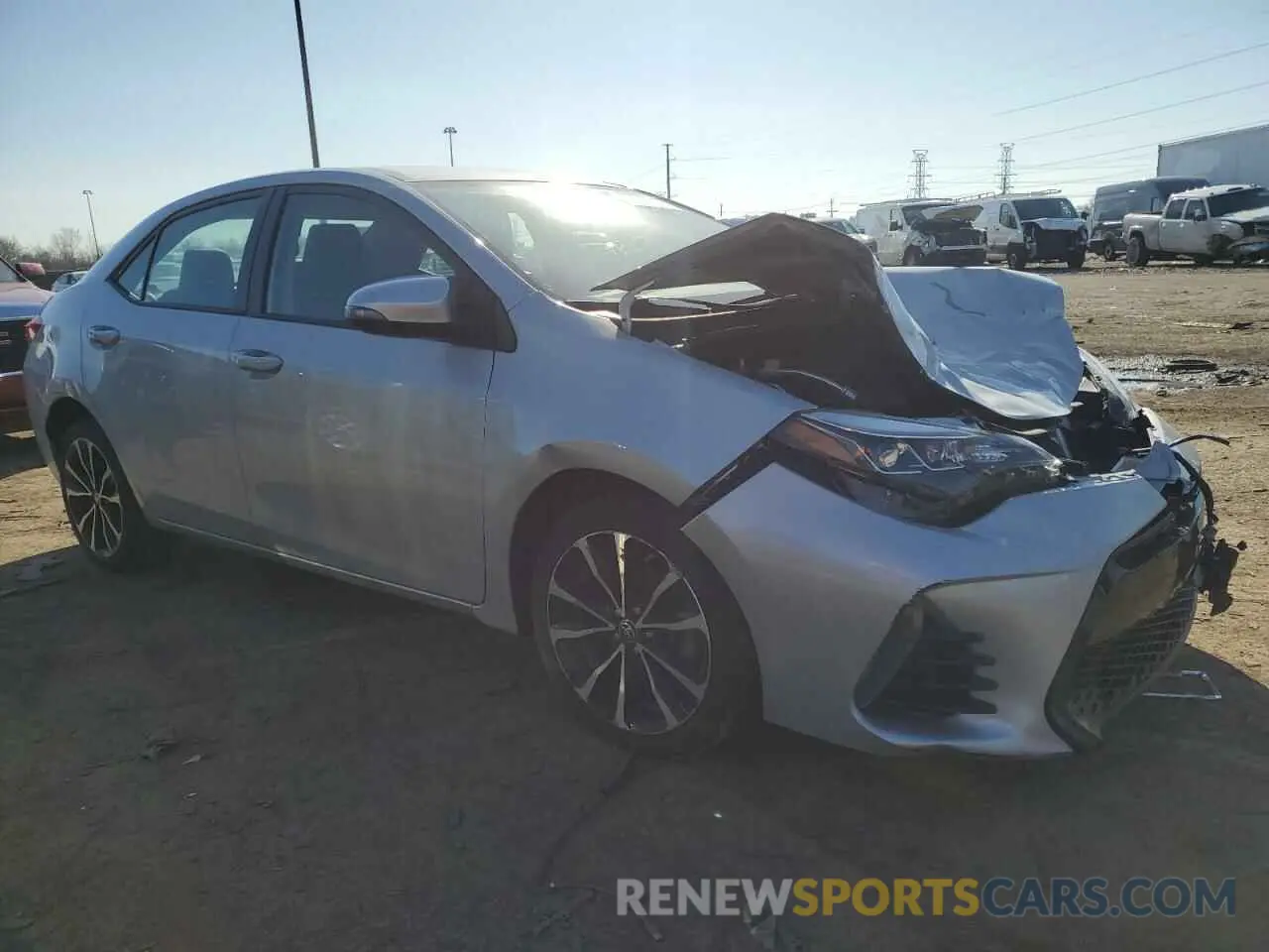 4 Photograph of a damaged car 2T1BURHEXKC192912 TOYOTA COROLLA 2019