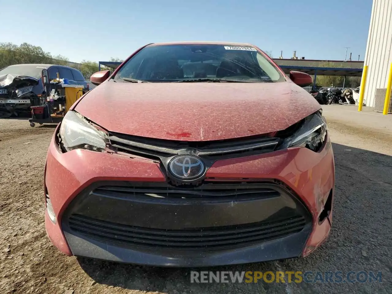 5 Photograph of a damaged car 2T1BURHEXKC193462 TOYOTA COROLLA 2019