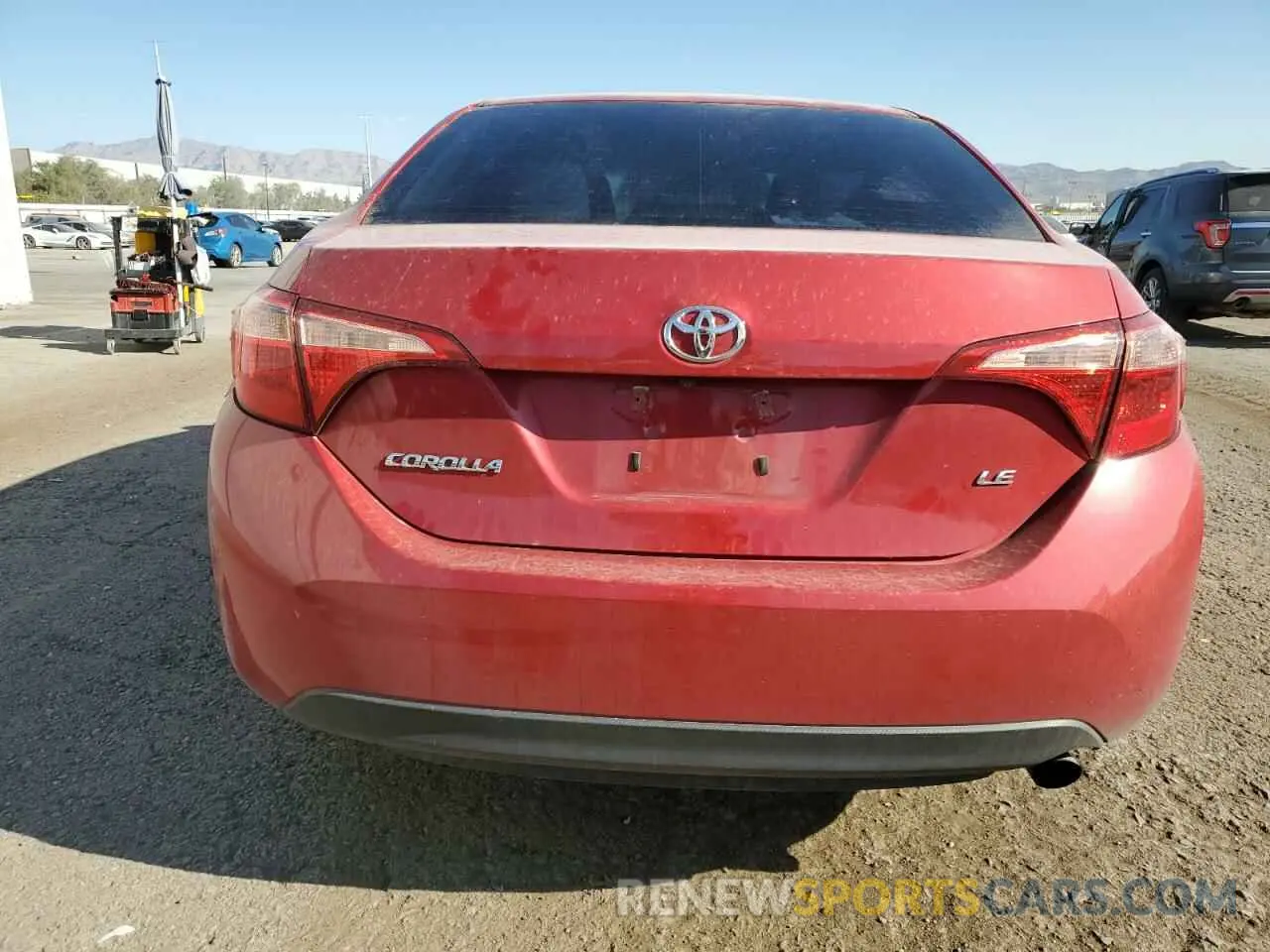 6 Photograph of a damaged car 2T1BURHEXKC193462 TOYOTA COROLLA 2019