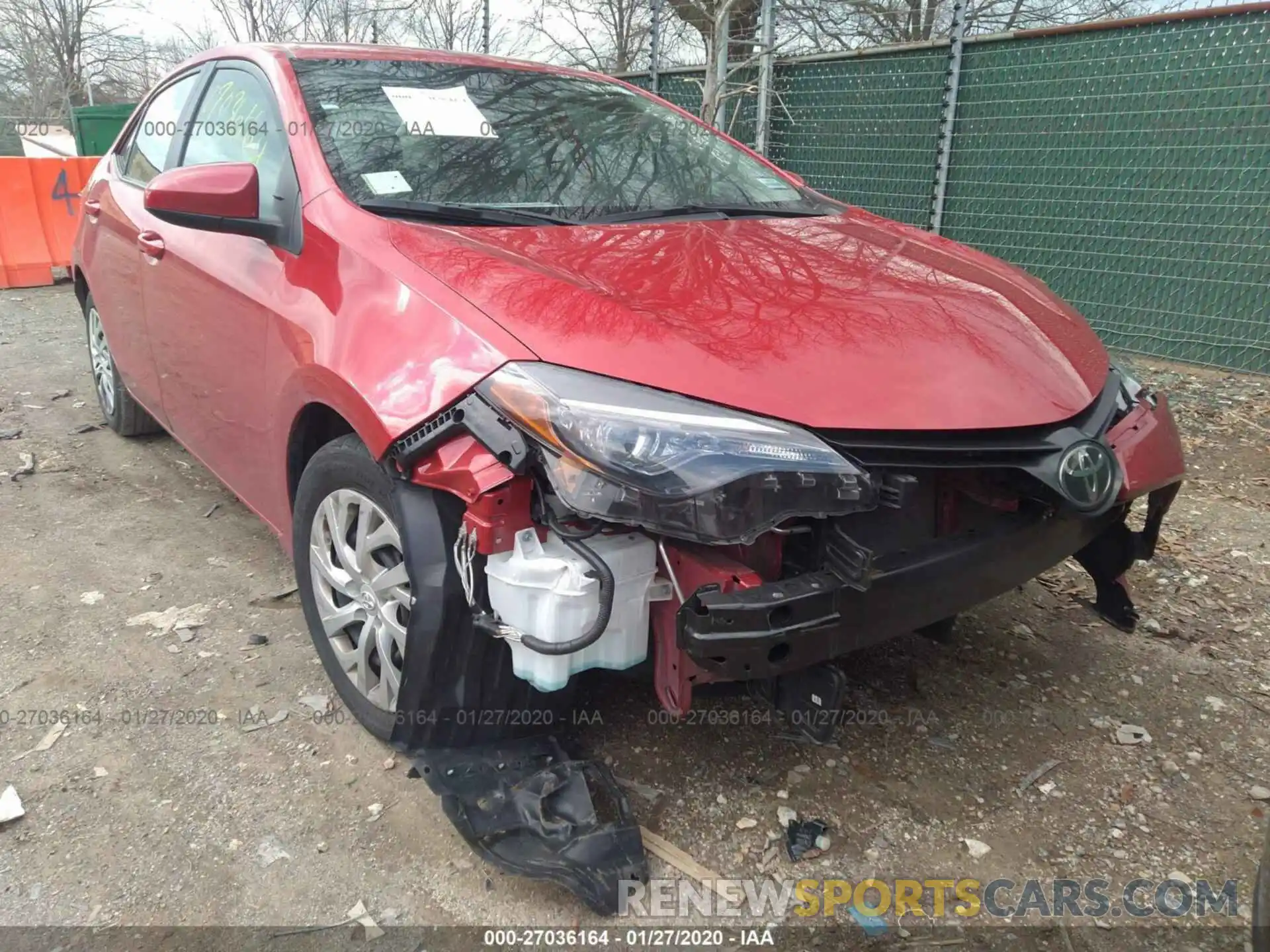 6 Photograph of a damaged car 2T1BURHEXKC197365 TOYOTA COROLLA 2019