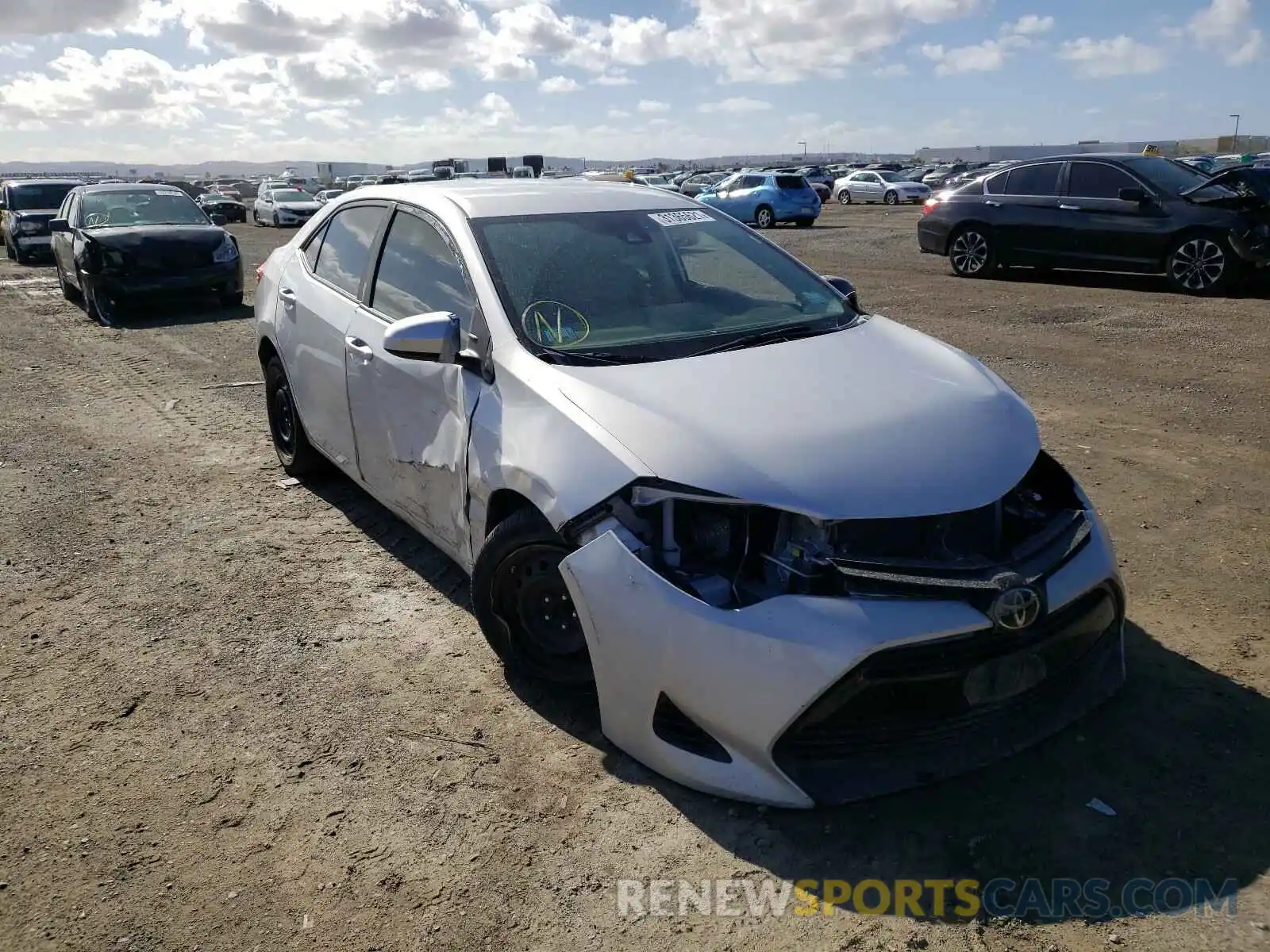 1 Photograph of a damaged car 2T1BURHEXKC200300 TOYOTA COROLLA 2019