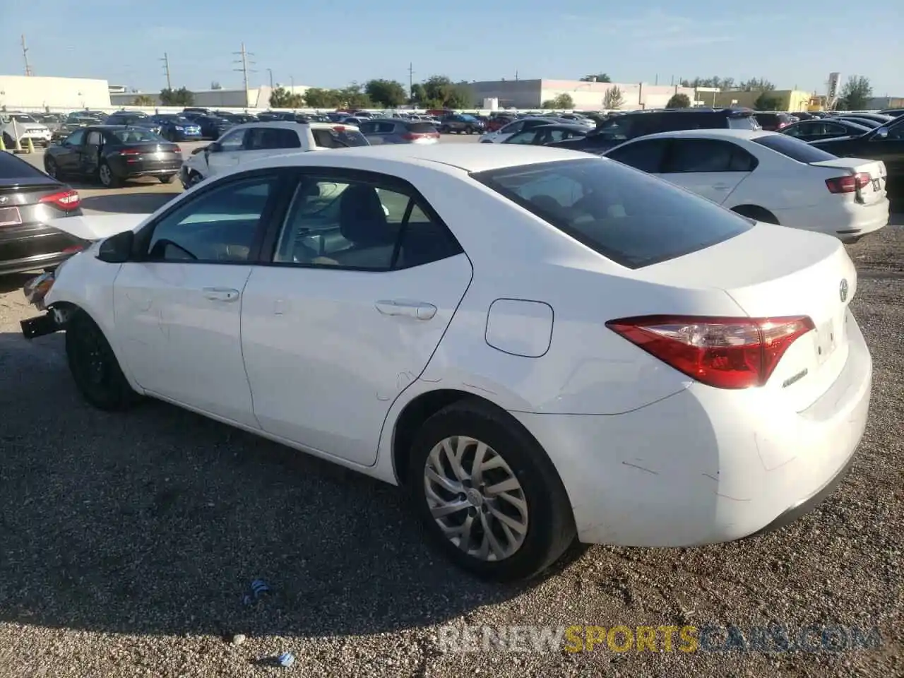 2 Photograph of a damaged car 2T1BURHEXKC206436 TOYOTA COROLLA 2019