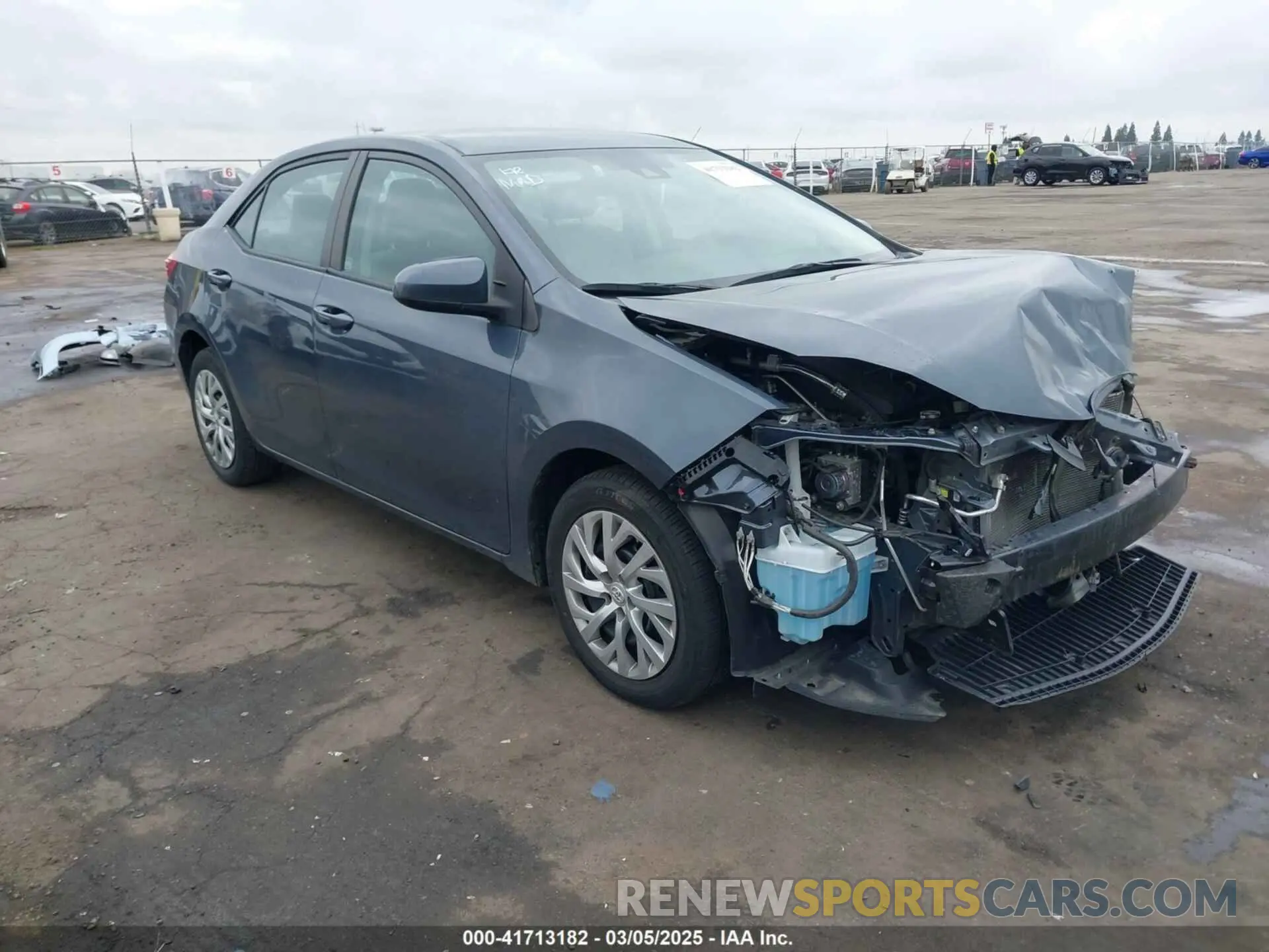1 Photograph of a damaged car 2T1BURHEXKC212172 TOYOTA COROLLA 2019