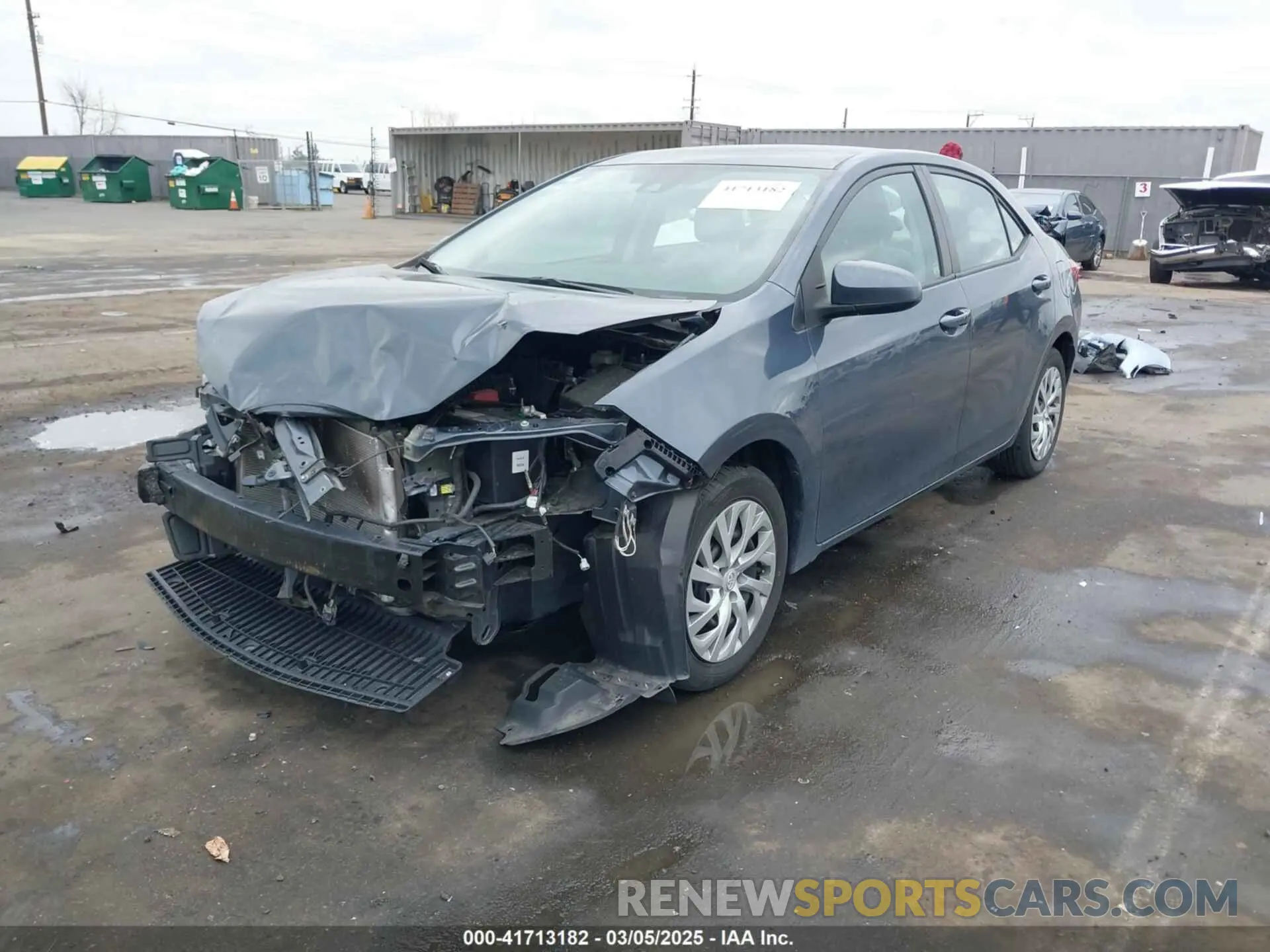 2 Photograph of a damaged car 2T1BURHEXKC212172 TOYOTA COROLLA 2019