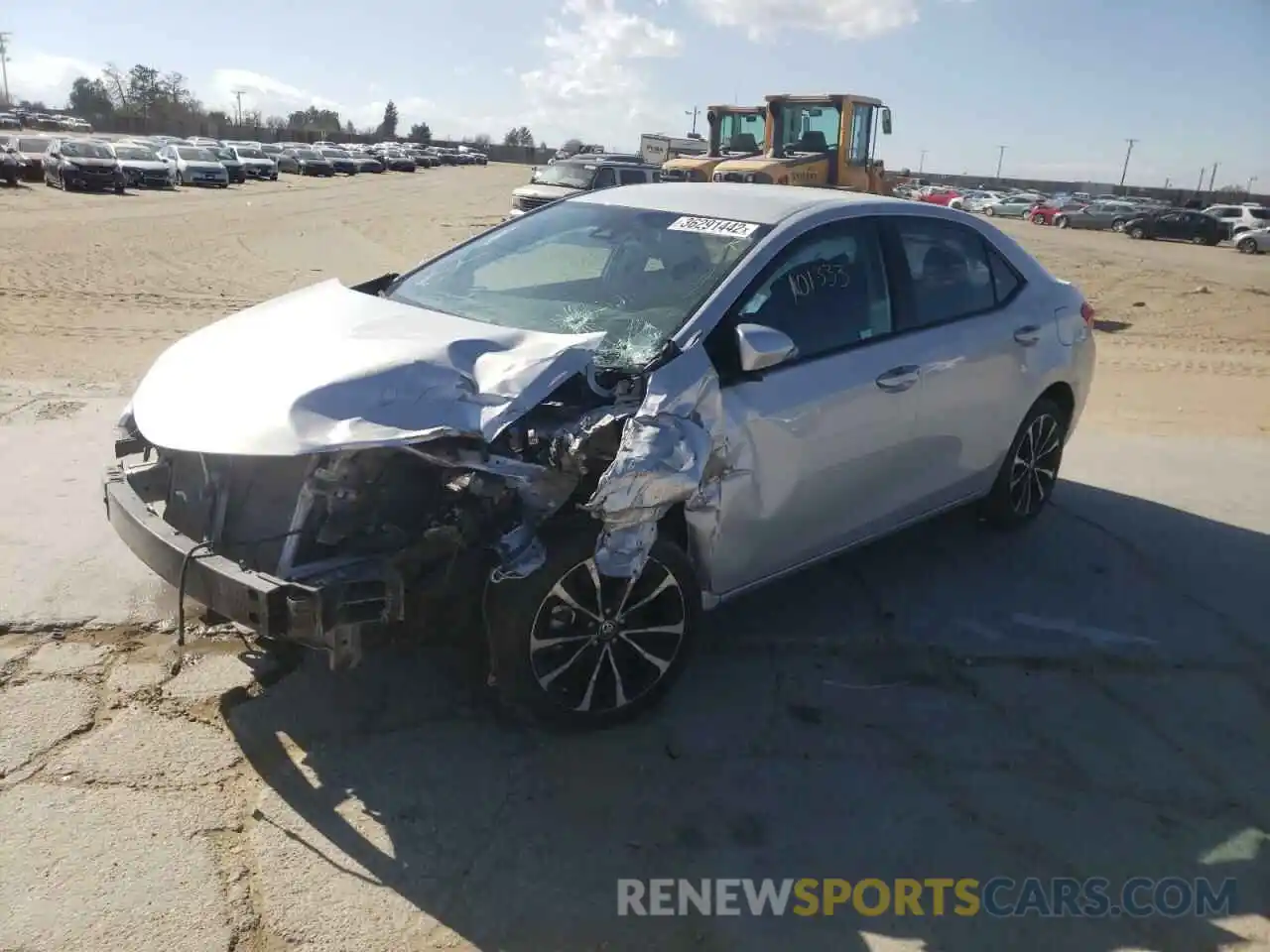 2 Photograph of a damaged car 2T1BURHEXKC215251 TOYOTA COROLLA 2019