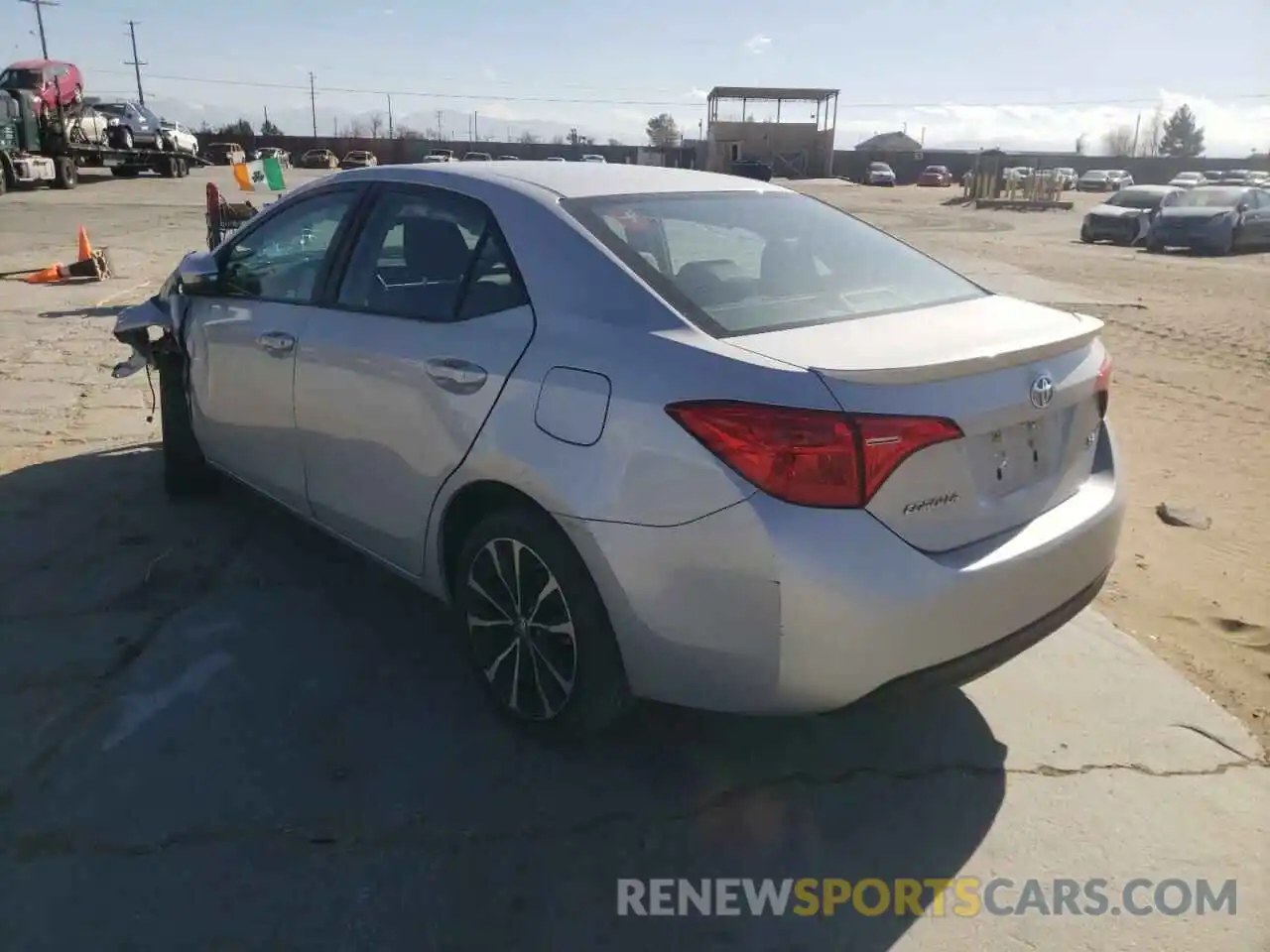 3 Photograph of a damaged car 2T1BURHEXKC215251 TOYOTA COROLLA 2019