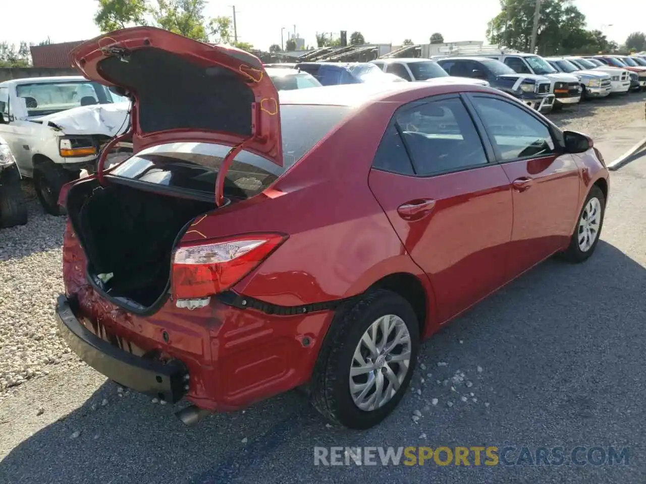 4 Photograph of a damaged car 2T1BURHEXKC217808 TOYOTA COROLLA 2019