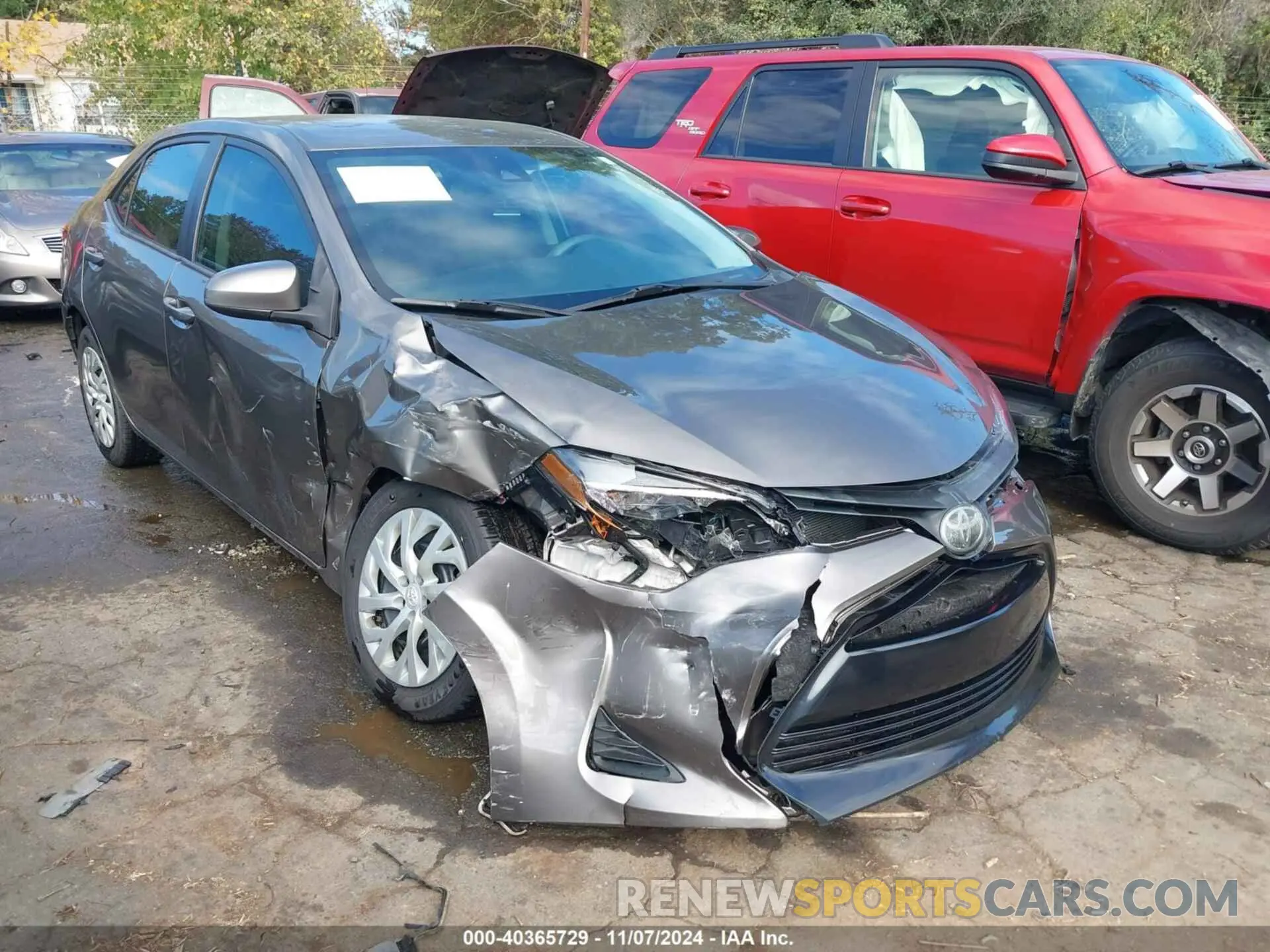 1 Photograph of a damaged car 2T1BURHEXKC219090 TOYOTA COROLLA 2019