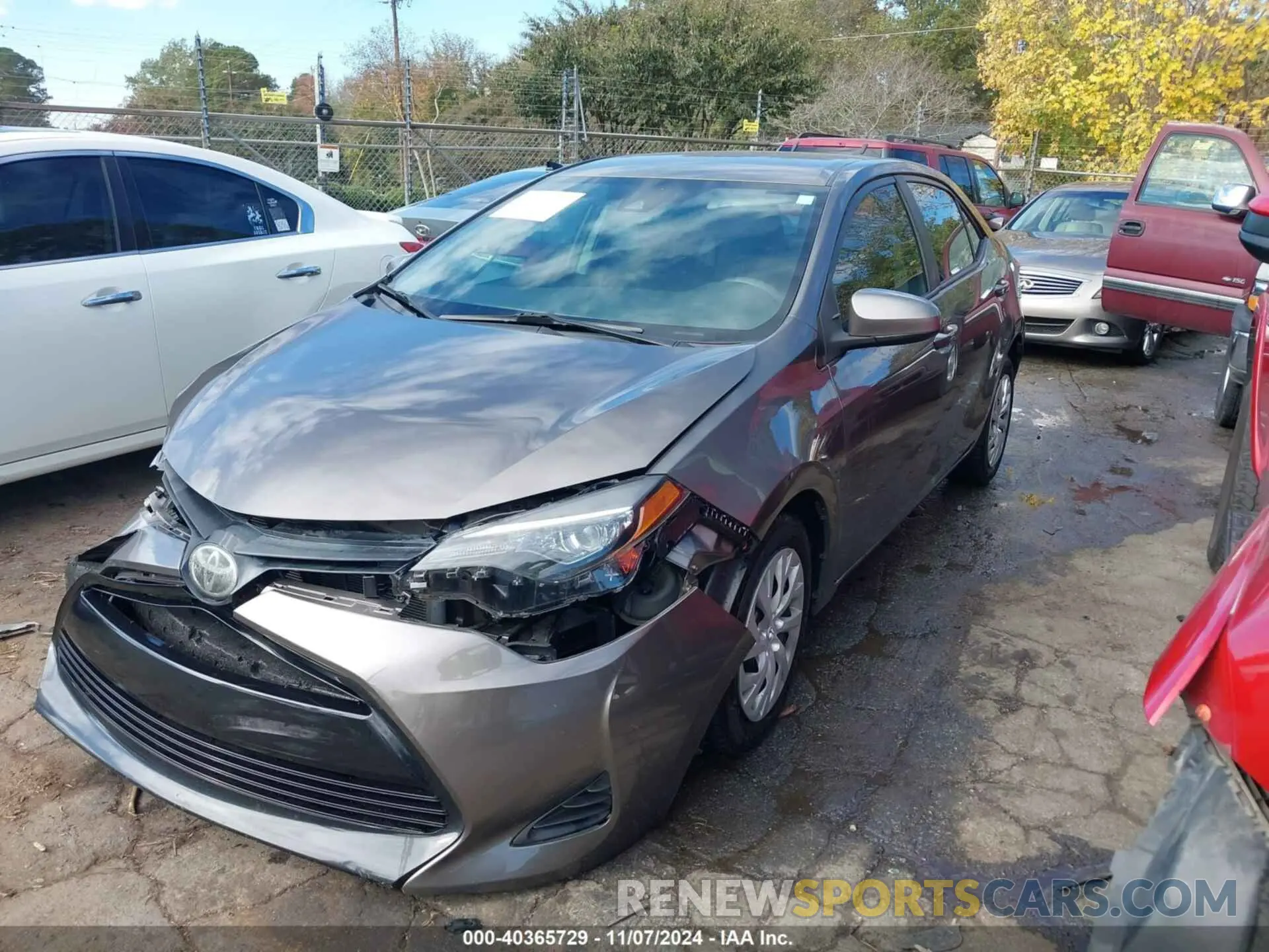 2 Photograph of a damaged car 2T1BURHEXKC219090 TOYOTA COROLLA 2019