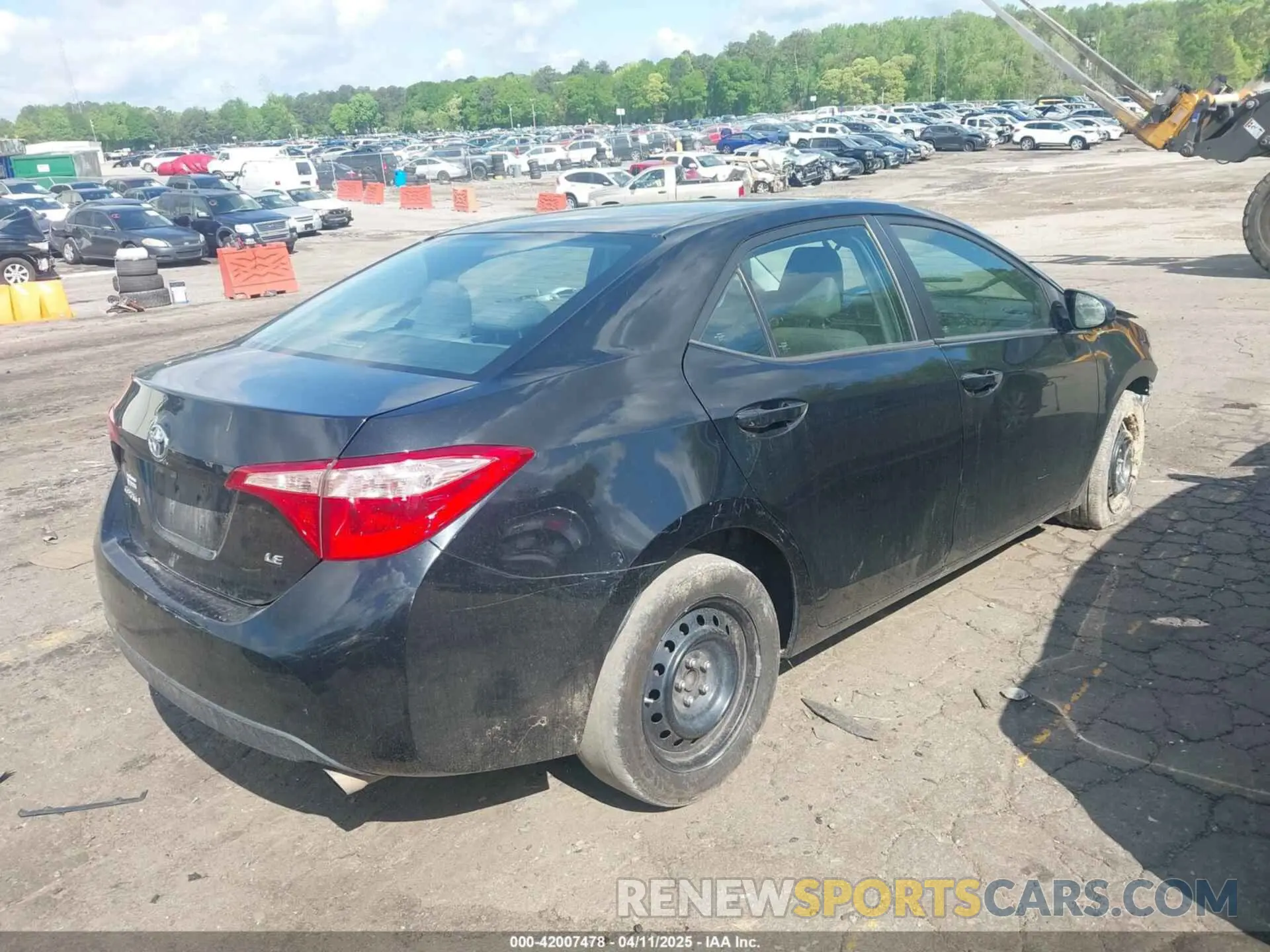 4 Photograph of a damaged car 2T1BURHEXKC219252 TOYOTA COROLLA 2019