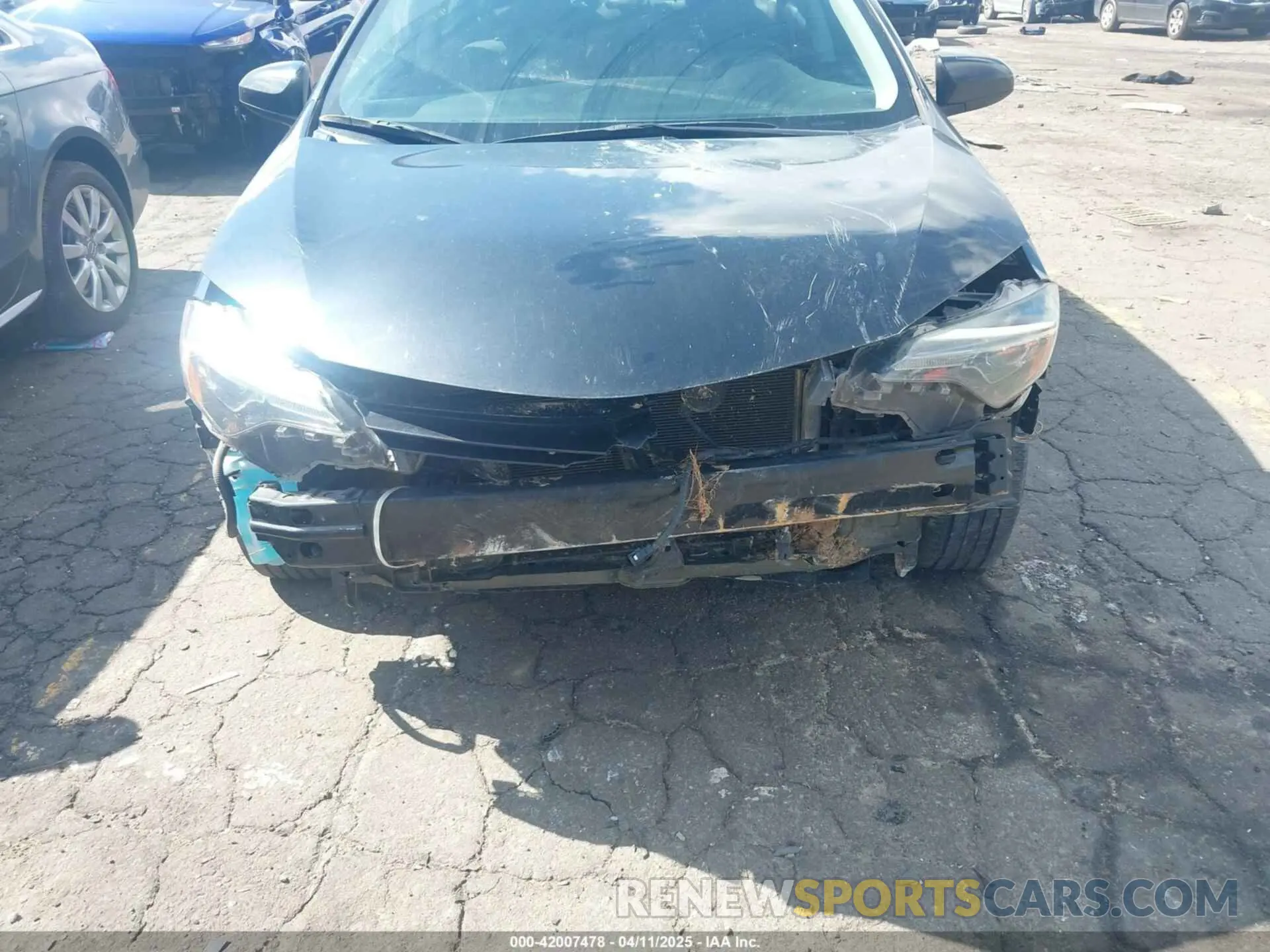 6 Photograph of a damaged car 2T1BURHEXKC219252 TOYOTA COROLLA 2019