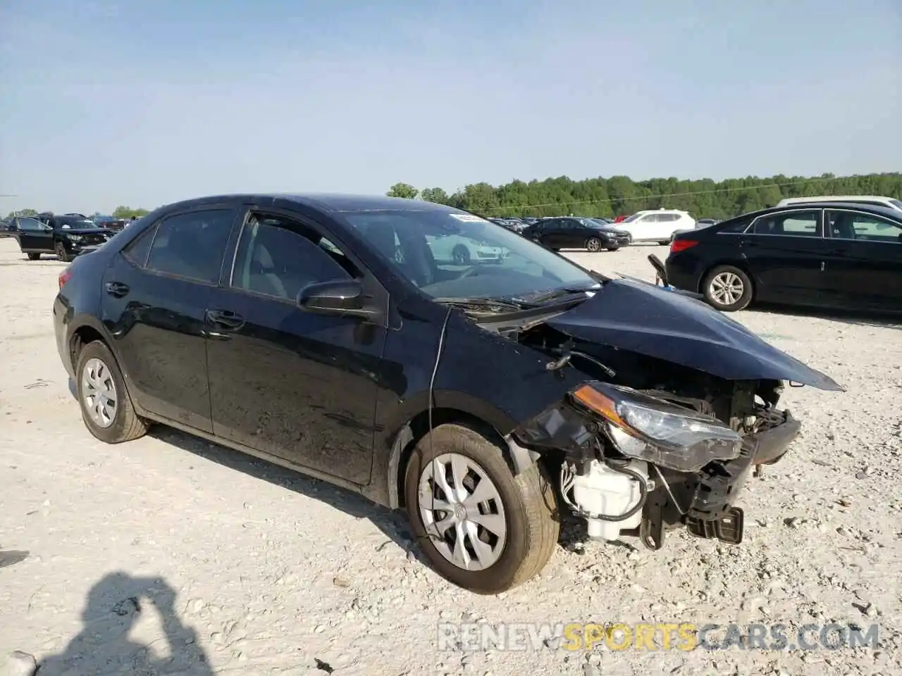 1 Photograph of a damaged car 2T1BURHEXKC220272 TOYOTA COROLLA 2019