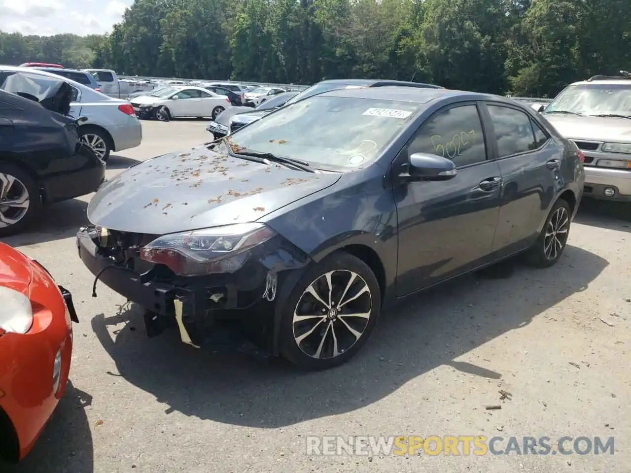 2 Photograph of a damaged car 2T1BURHEXKC221583 TOYOTA COROLLA 2019