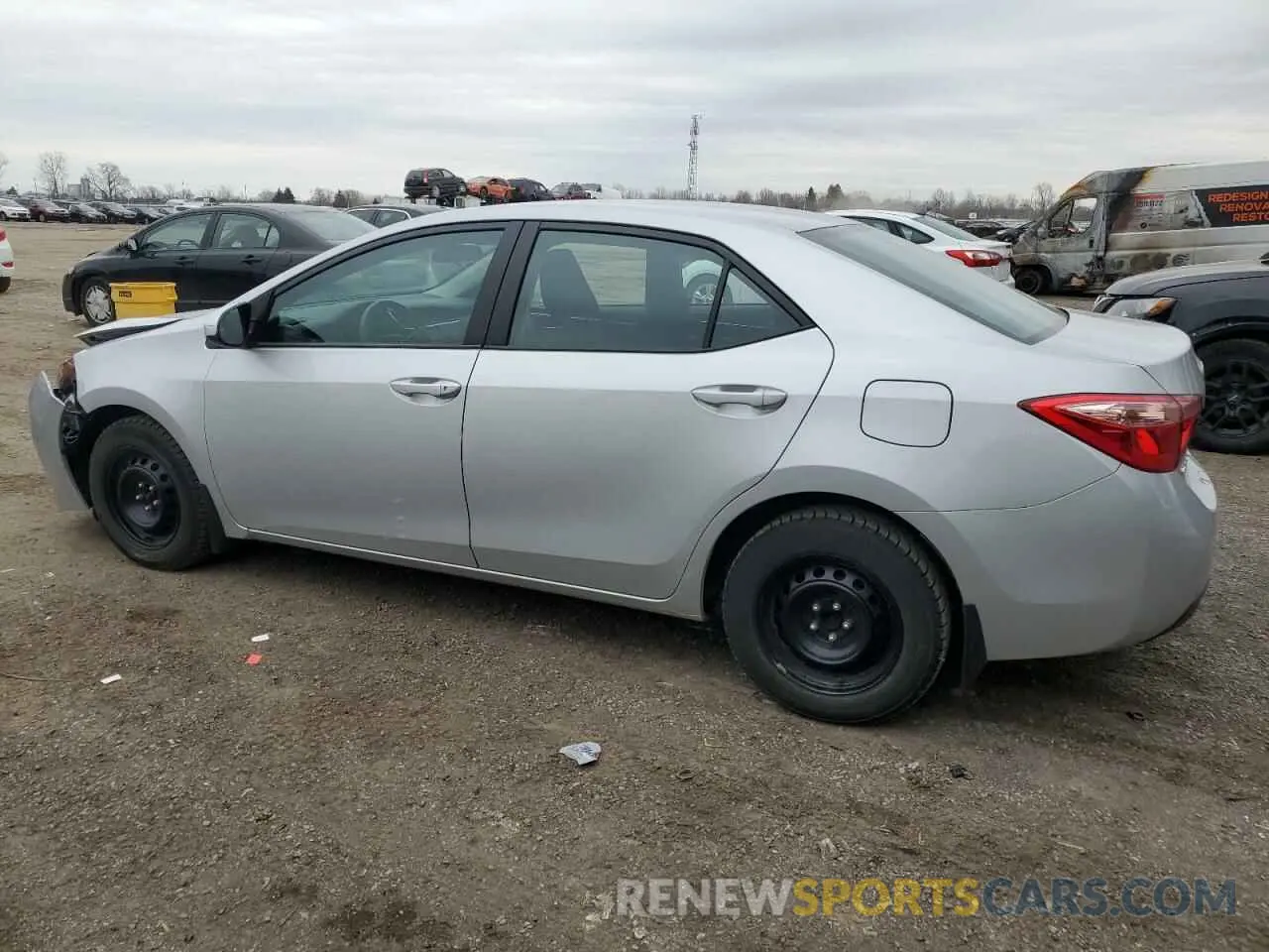 2 Photograph of a damaged car 2T1BURHEXKC230140 TOYOTA COROLLA 2019