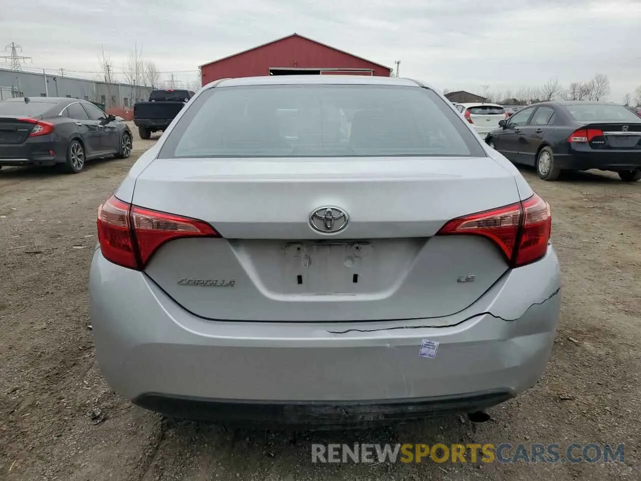 6 Photograph of a damaged car 2T1BURHEXKC230140 TOYOTA COROLLA 2019