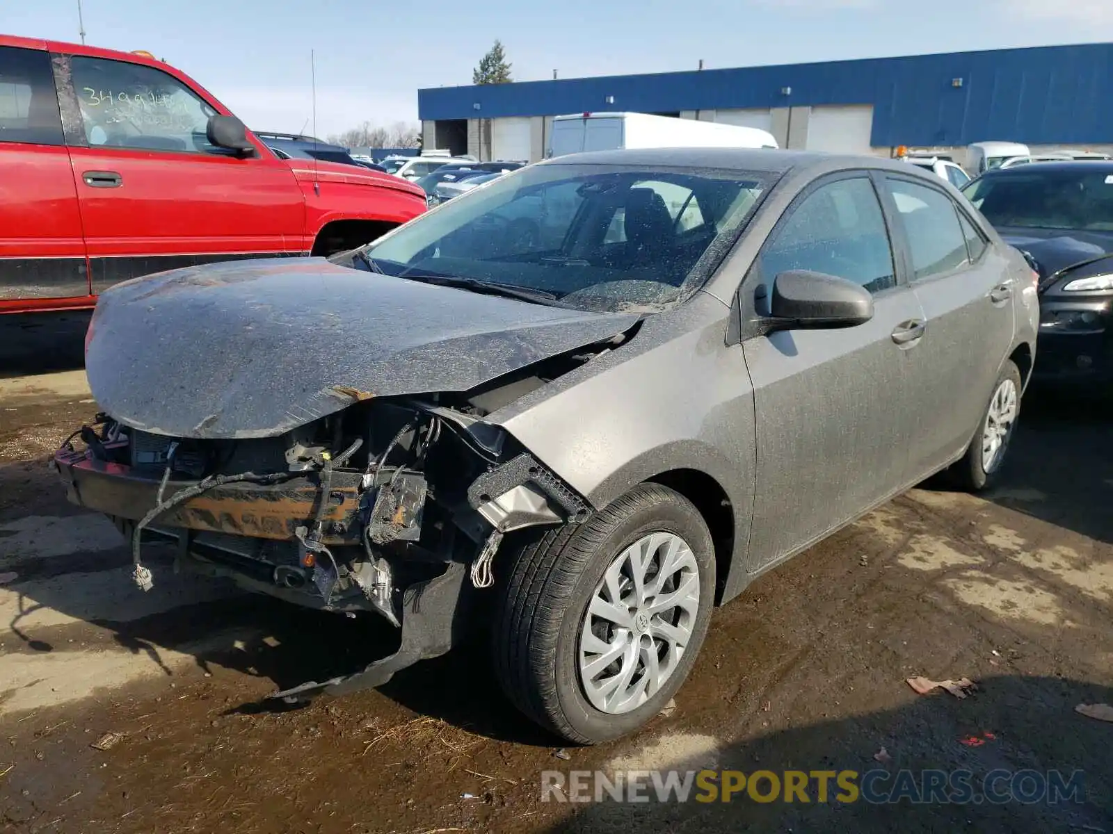 2 Photograph of a damaged car 2T1BURHEXKC232745 TOYOTA COROLLA 2019