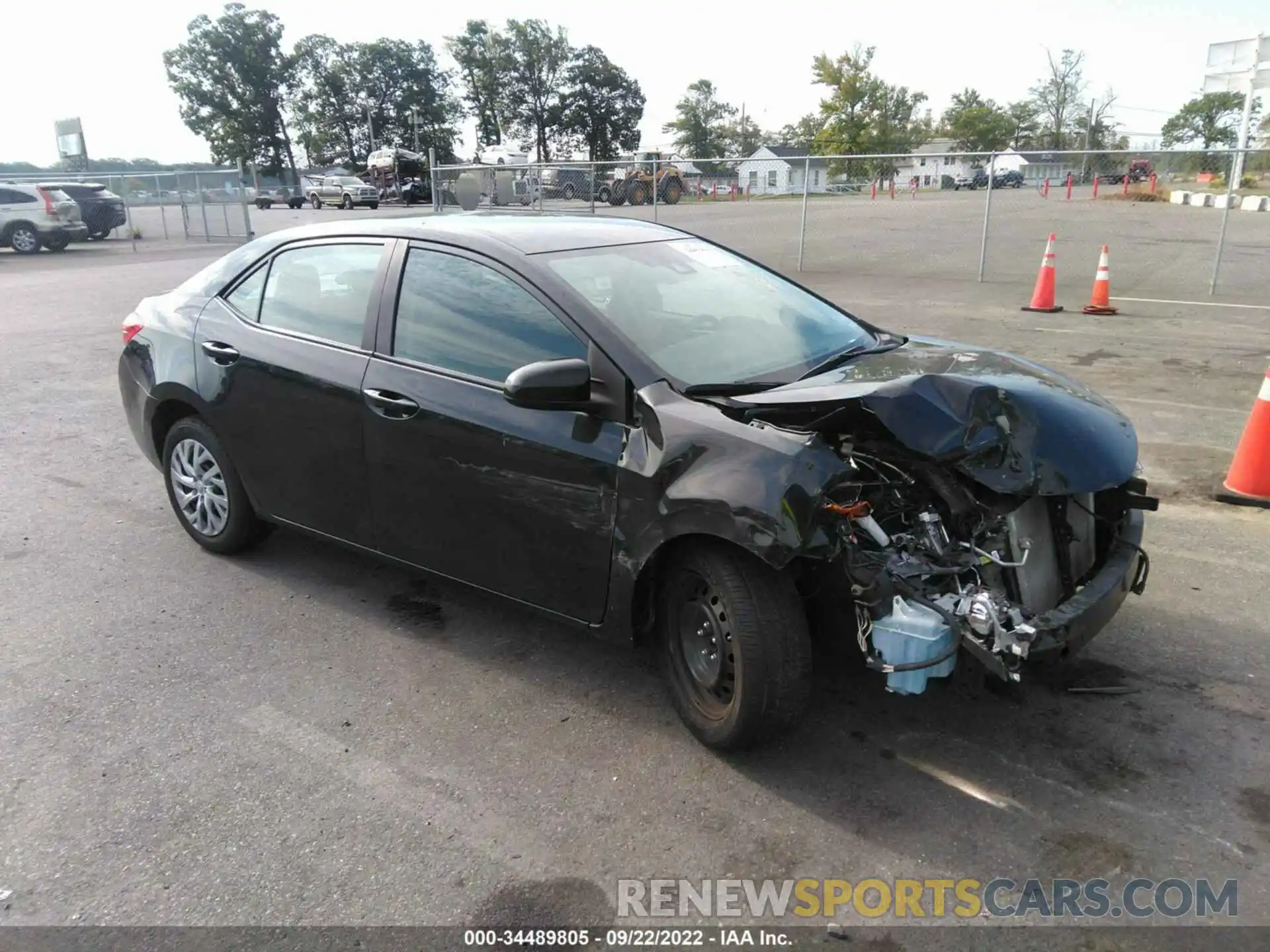 1 Photograph of a damaged car 2T1BURHEXKC233507 TOYOTA COROLLA 2019