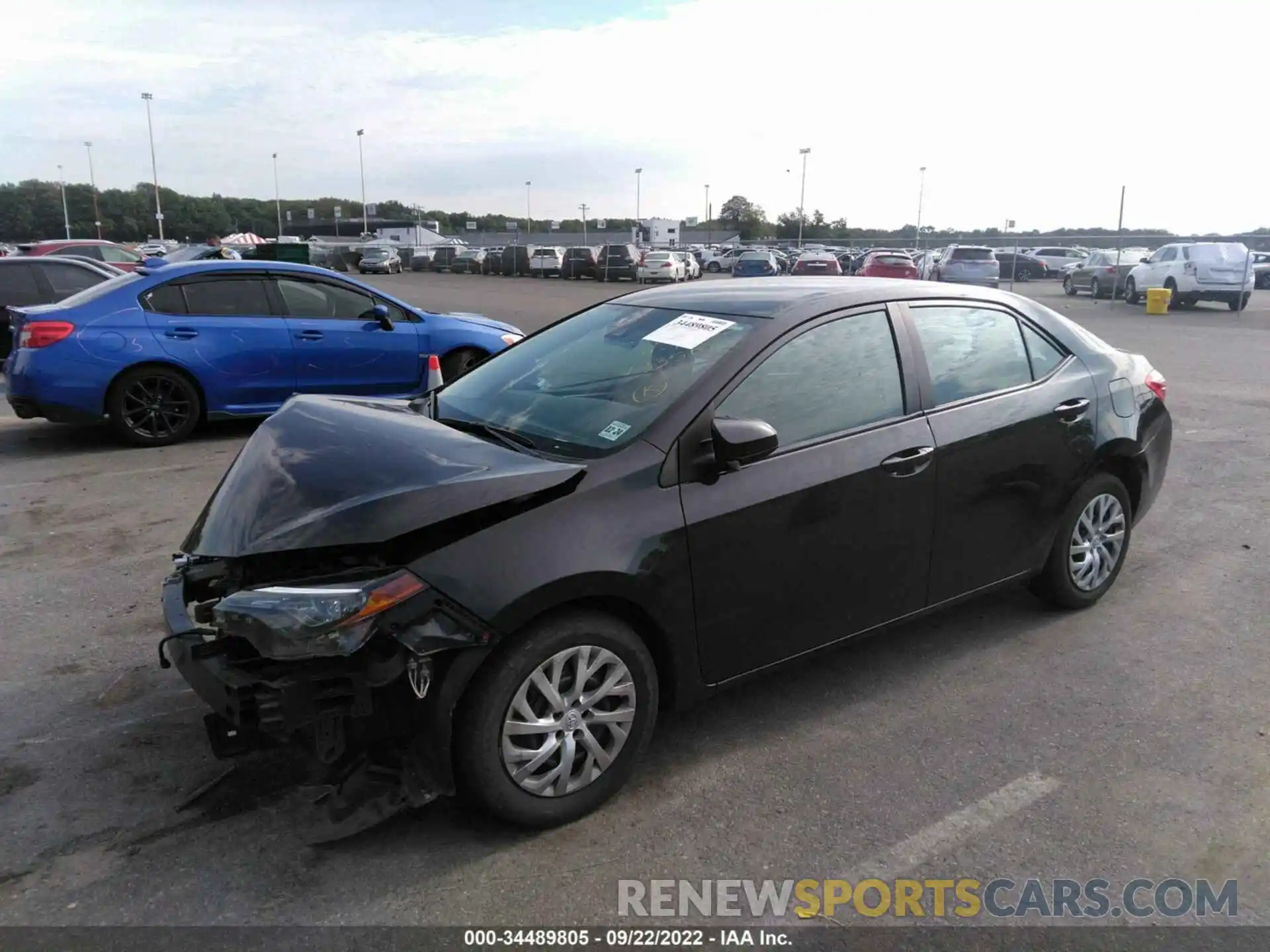 2 Photograph of a damaged car 2T1BURHEXKC233507 TOYOTA COROLLA 2019