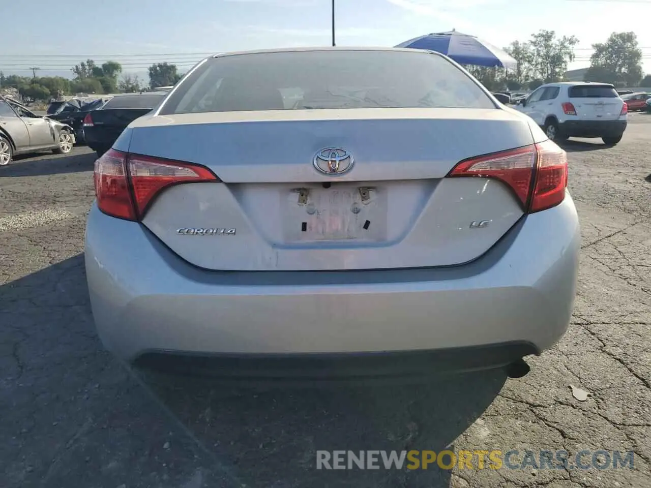 6 Photograph of a damaged car 2T1BURHEXKC233717 TOYOTA COROLLA 2019