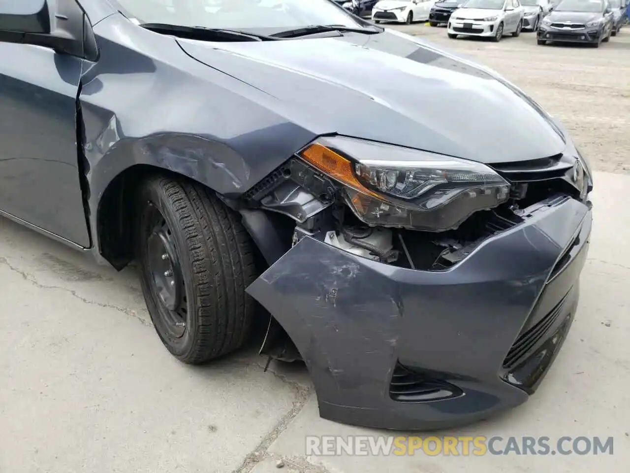 9 Photograph of a damaged car 2T1BURHEXKC237184 TOYOTA COROLLA 2019