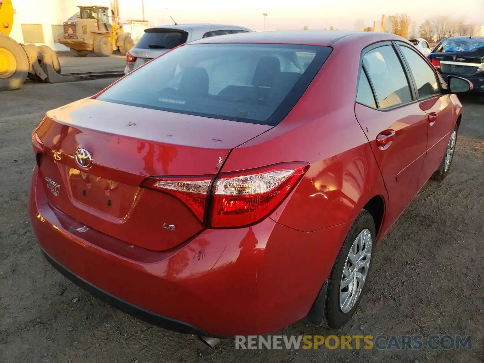 4 Photograph of a damaged car 2T1BURHEXKC238092 TOYOTA COROLLA 2019