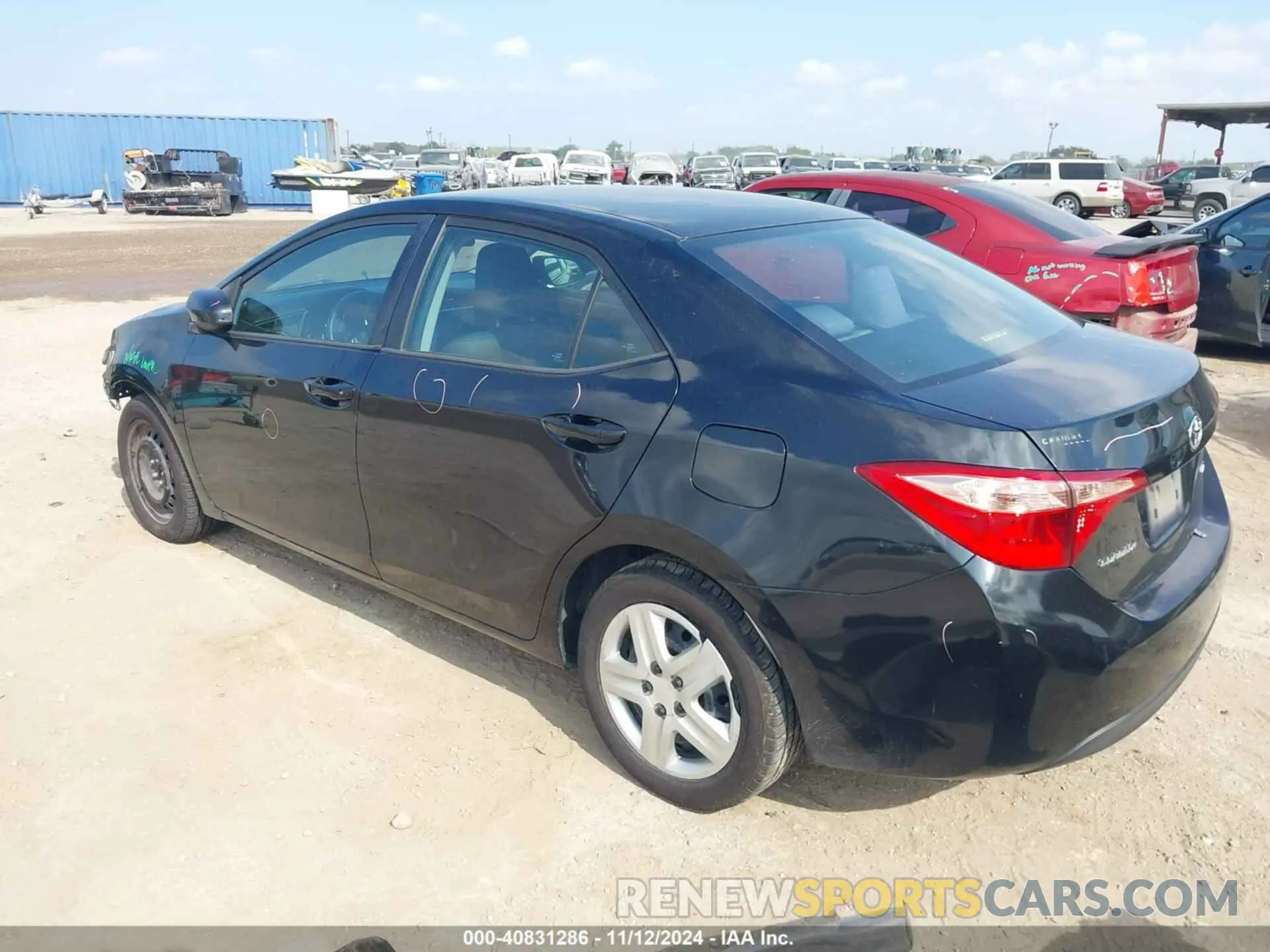 3 Photograph of a damaged car 2T1BURHEXKC238495 TOYOTA COROLLA 2019