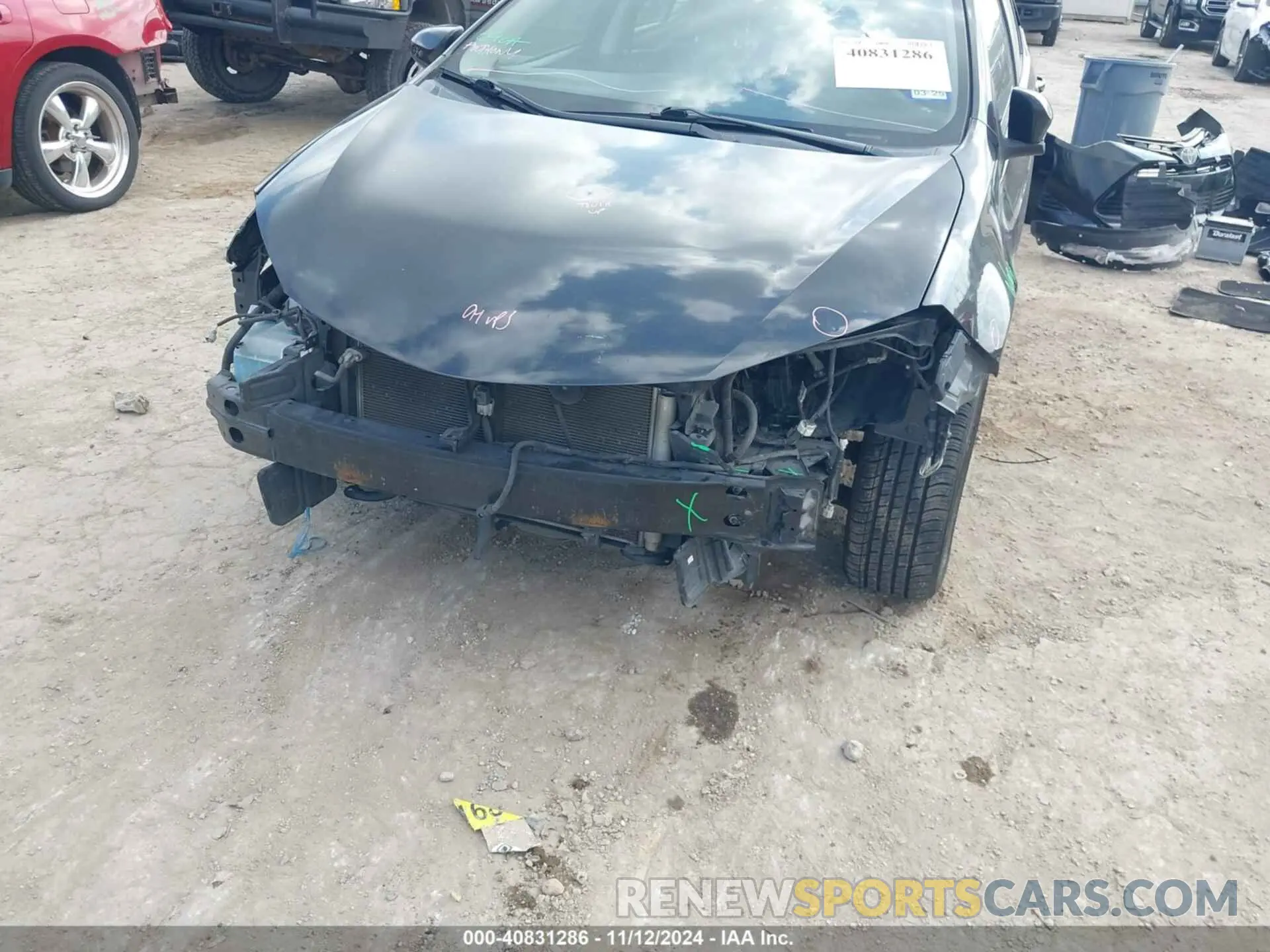 6 Photograph of a damaged car 2T1BURHEXKC238495 TOYOTA COROLLA 2019