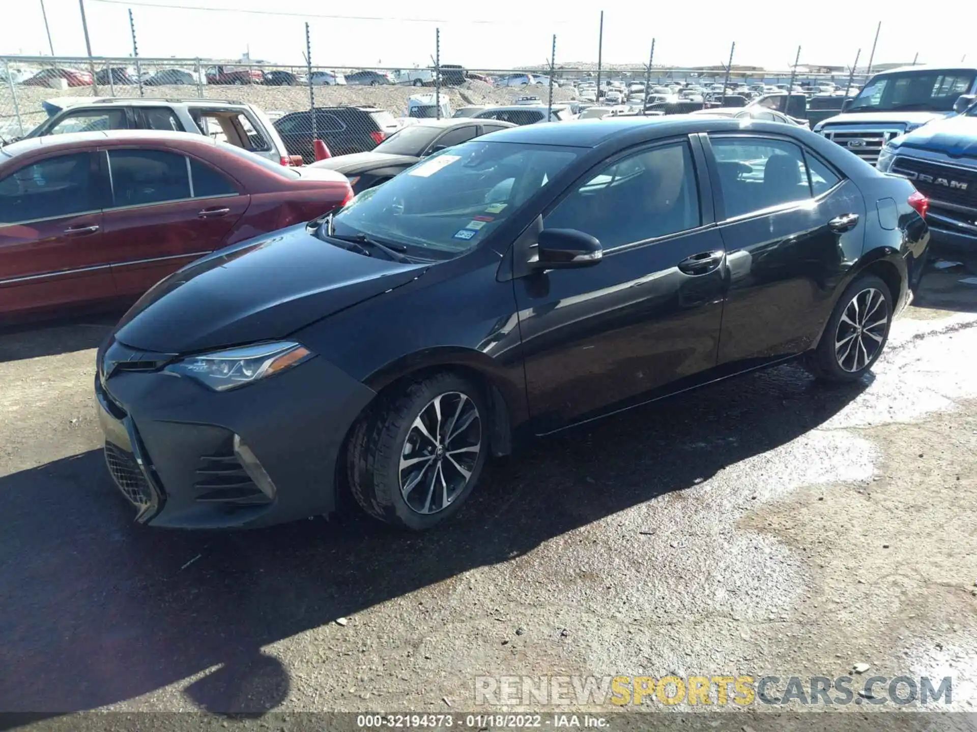 2 Photograph of a damaged car 2T1BURHEXKC240621 TOYOTA COROLLA 2019