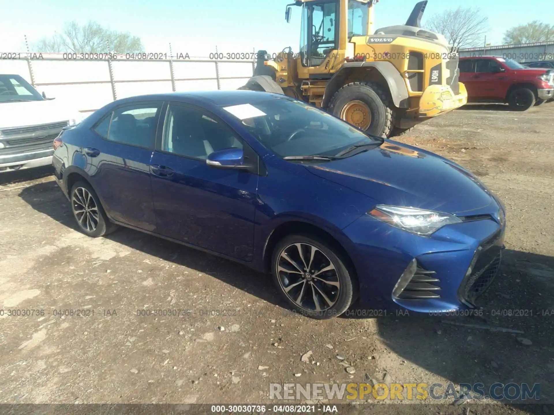 1 Photograph of a damaged car 2T1BURHEXKC240781 TOYOTA COROLLA 2019