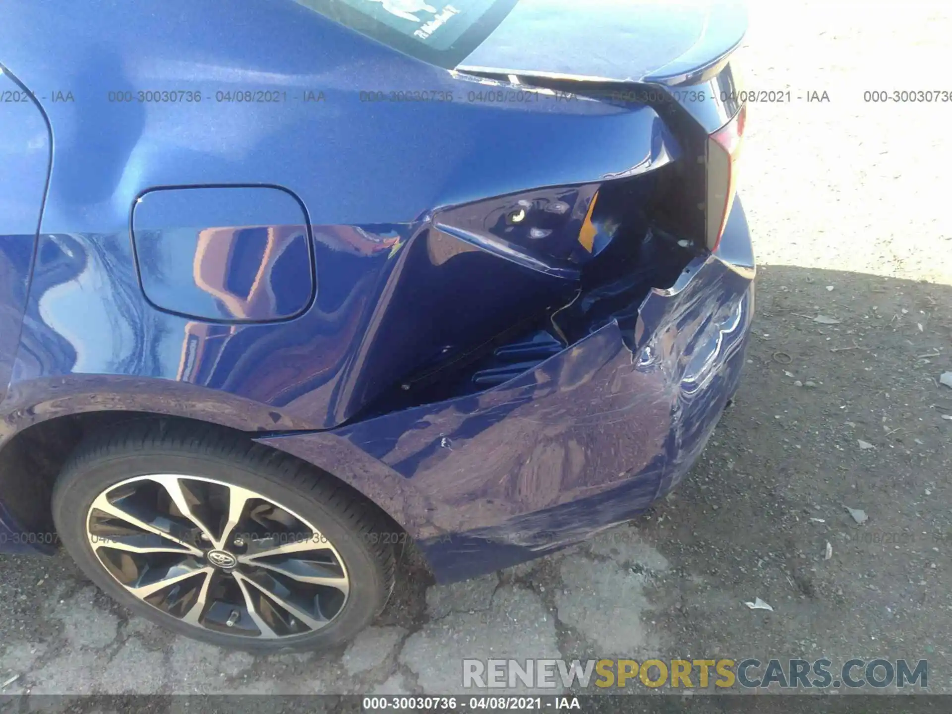 6 Photograph of a damaged car 2T1BURHEXKC240781 TOYOTA COROLLA 2019