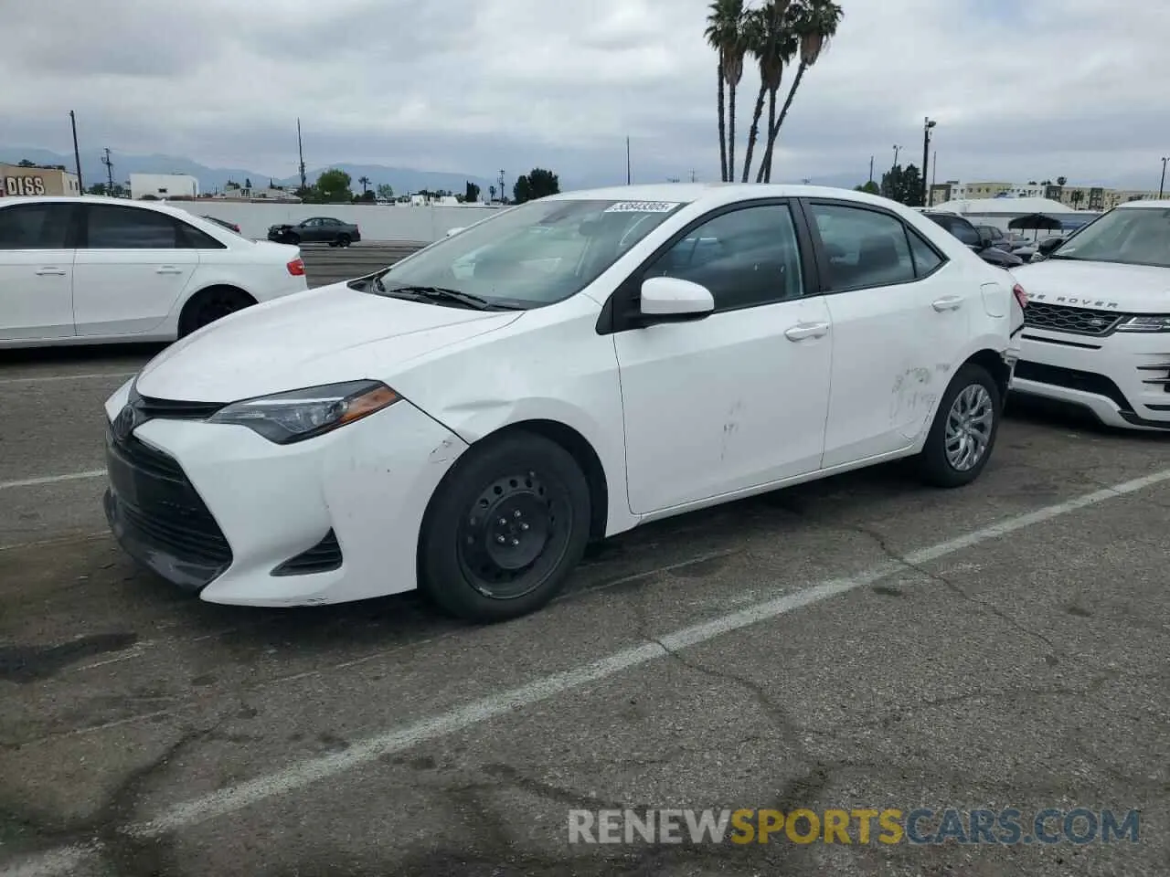 1 Photograph of a damaged car 2T1BURHEXKC241283 TOYOTA COROLLA 2019