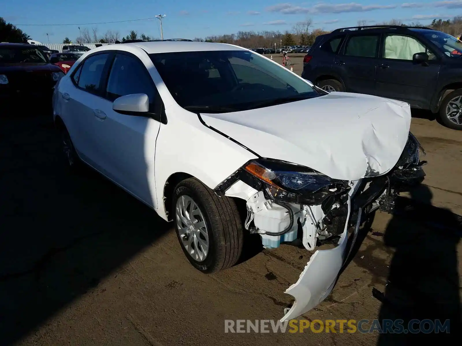 1 Photograph of a damaged car 2T1BURHEXKC241493 TOYOTA COROLLA 2019