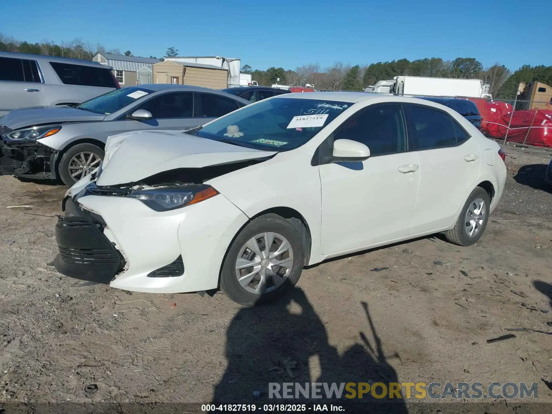 2 Photograph of a damaged car 5YFBPRHE9KP875711 TOYOTA COROLLA 2019
