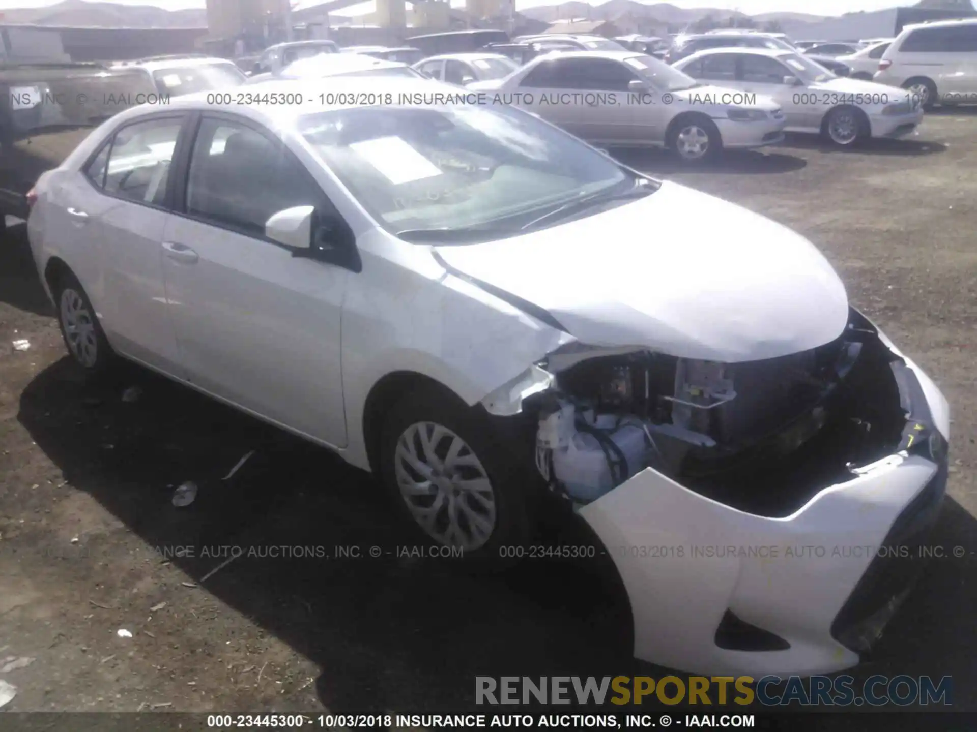 1 Photograph of a damaged car 5YFBURHE0KP858899 Toyota Corolla 2019