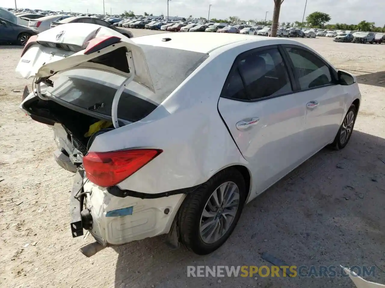 4 Photograph of a damaged car 5YFBURHE0KP861088 TOYOTA COROLLA 2019