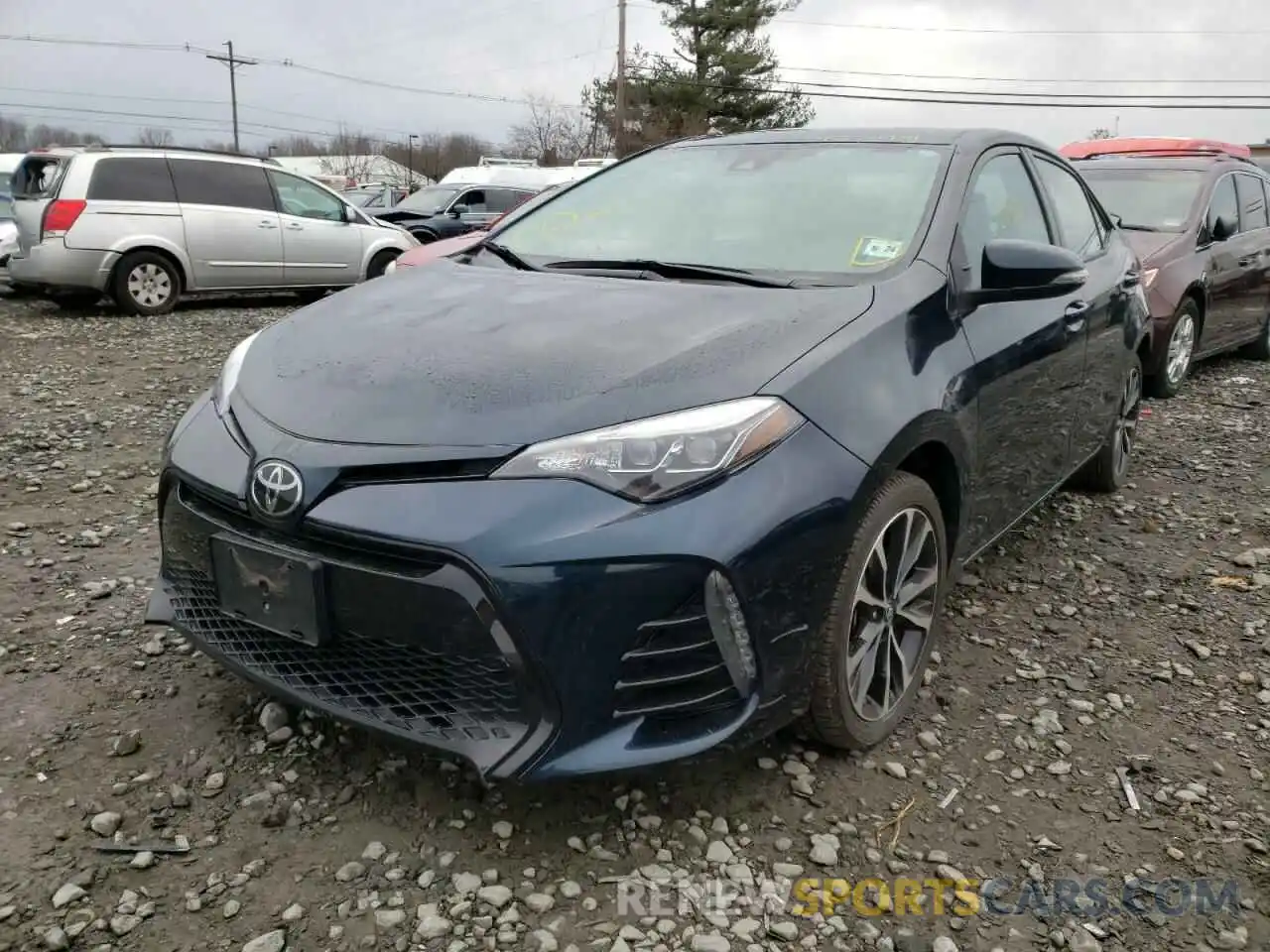 2 Photograph of a damaged car 5YFBURHE0KP864413 TOYOTA COROLLA 2019