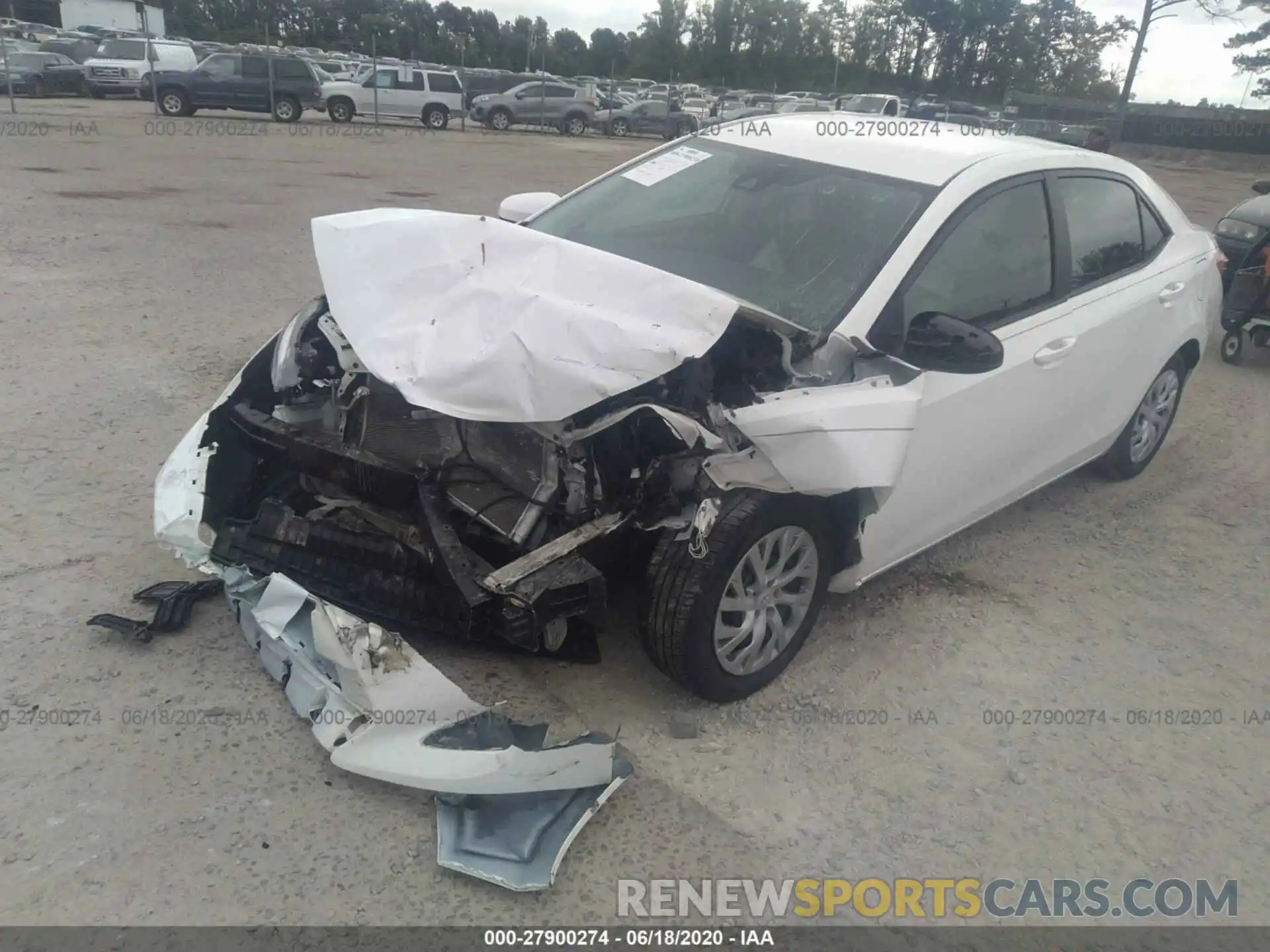 6 Photograph of a damaged car 5YFBURHE0KP866825 TOYOTA COROLLA 2019