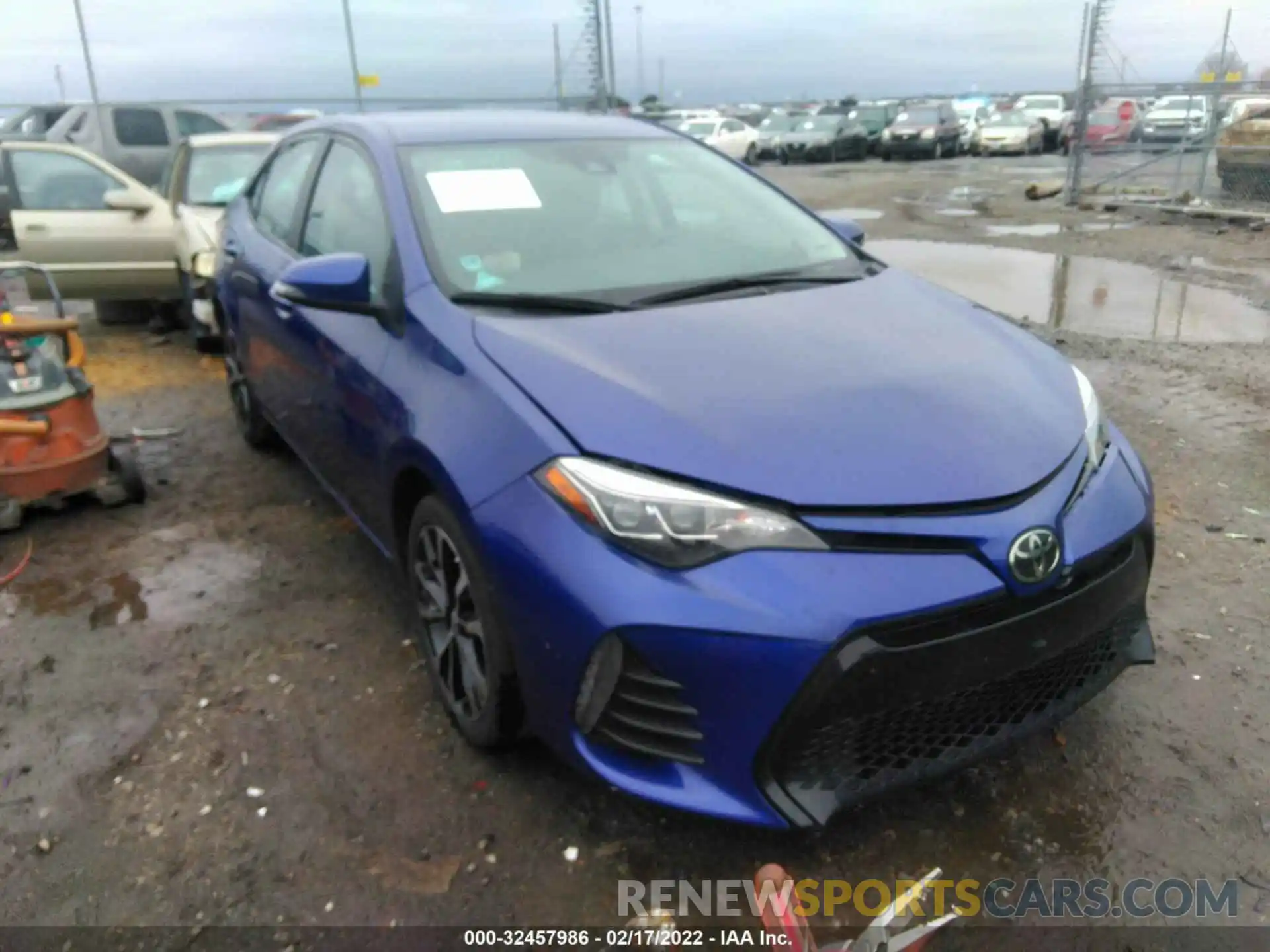 1 Photograph of a damaged car 5YFBURHE0KP869000 TOYOTA COROLLA 2019