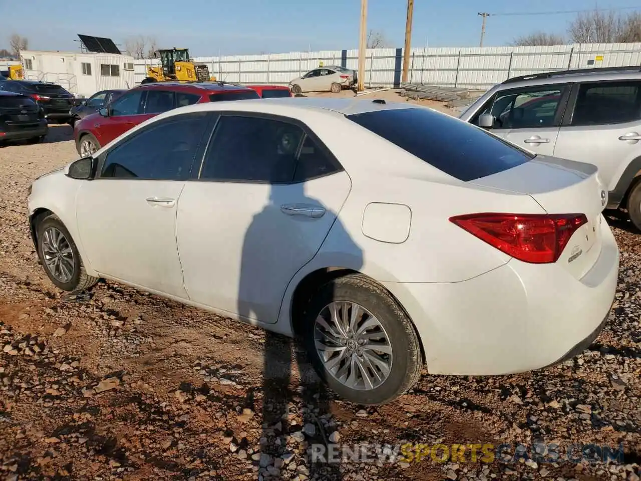 2 Photograph of a damaged car 5YFBURHE0KP869398 TOYOTA COROLLA 2019